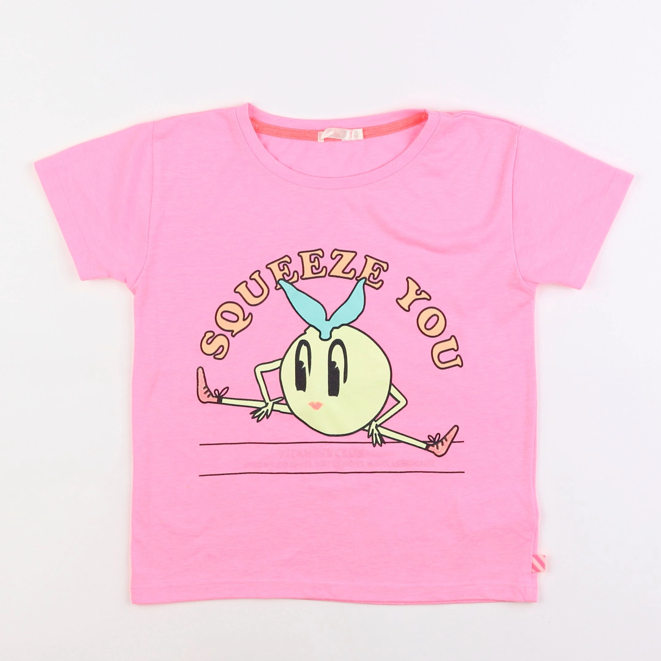 Billie Blush - tee-shirt rose fluo - 6 ans