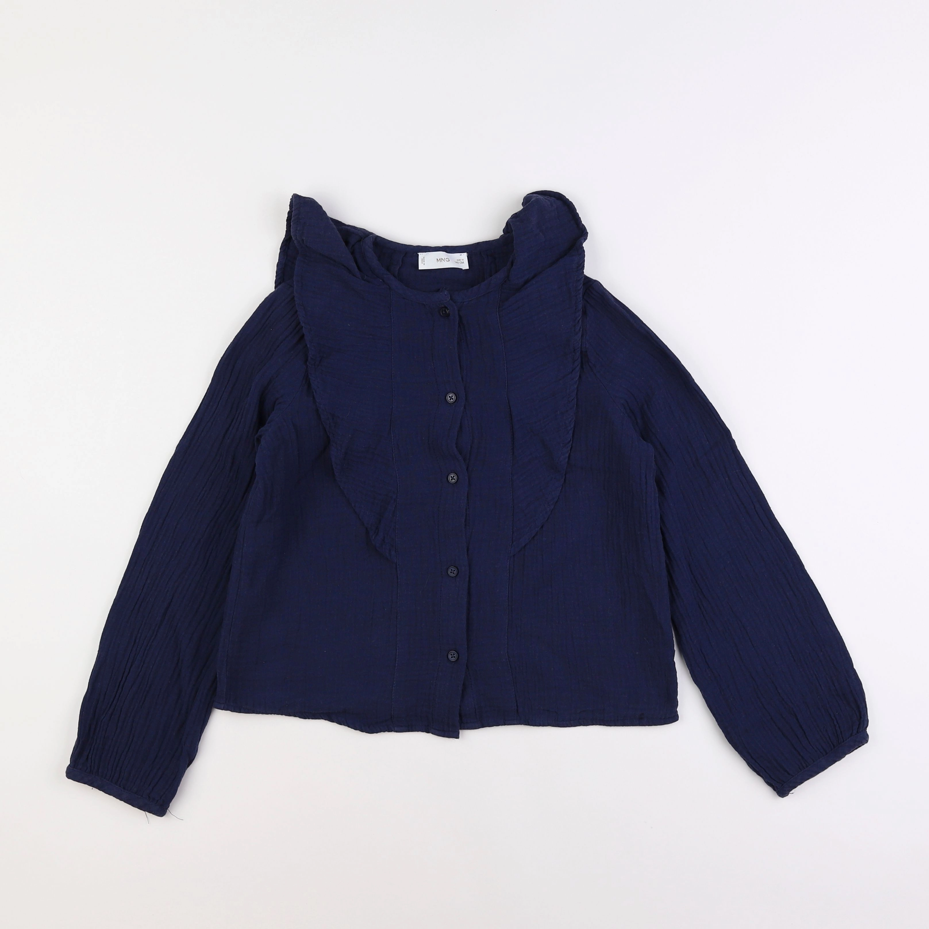 Mango - blouse bleu - 10 ans