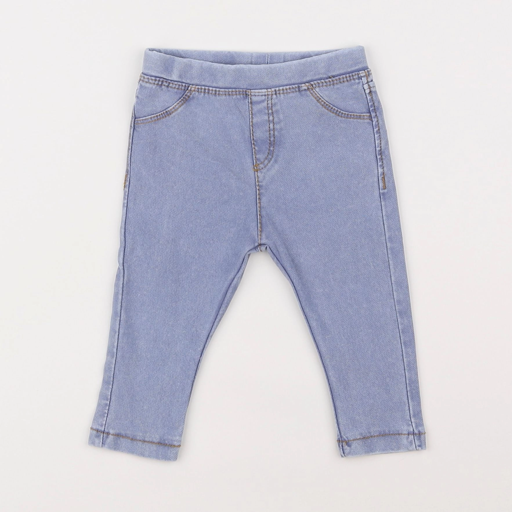 Zara - jegging bleu - 6/9 mois