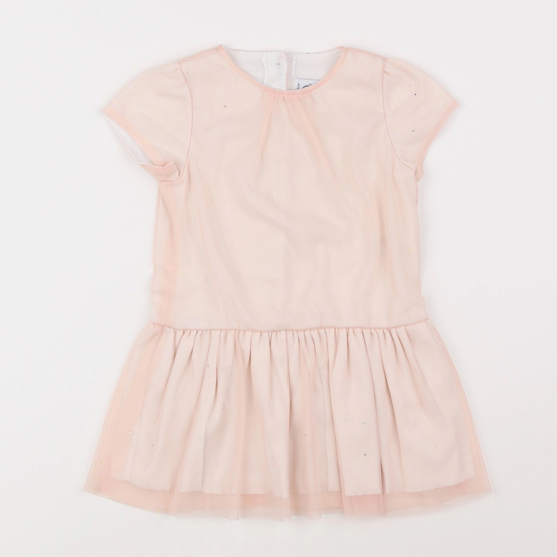 Petit Bateau - robe rose - 2 ans