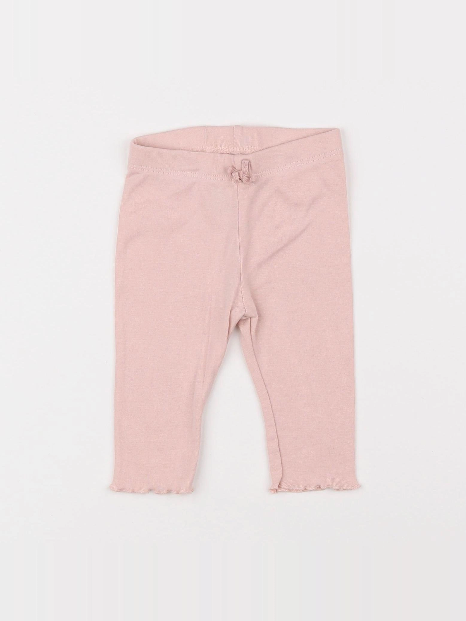 H&M - legging rose - 3 mois