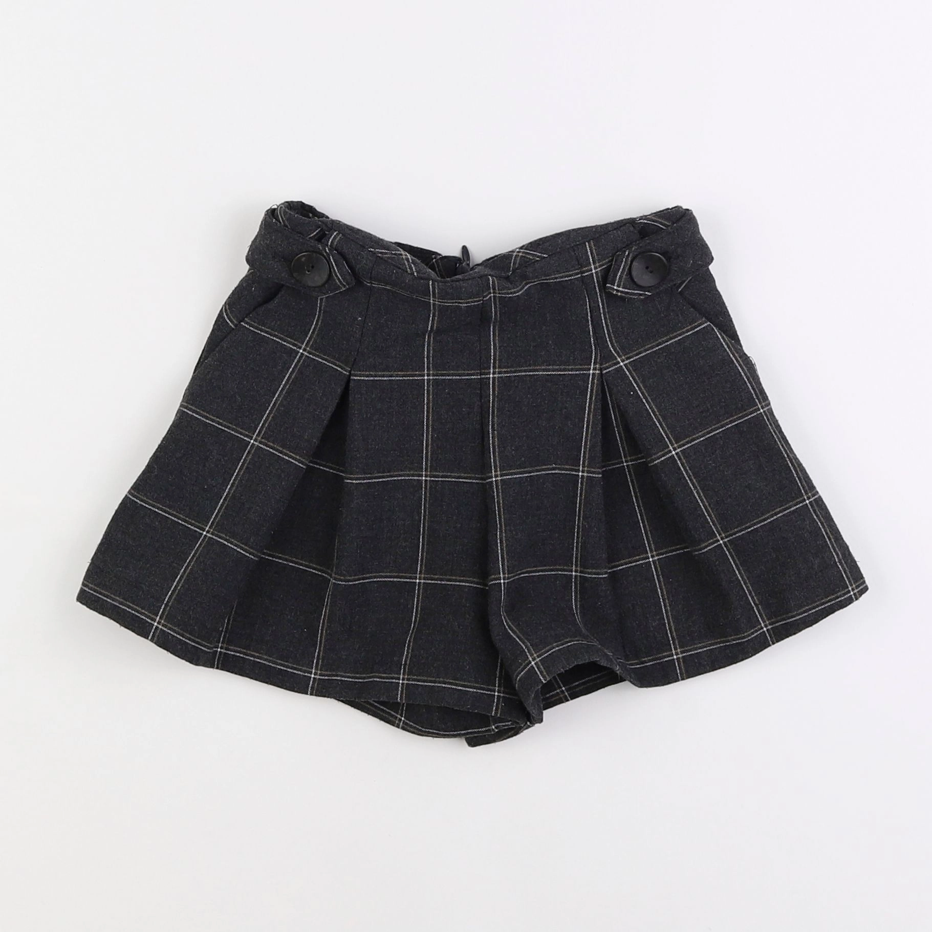 Zara - jupe short gris - 5 ans