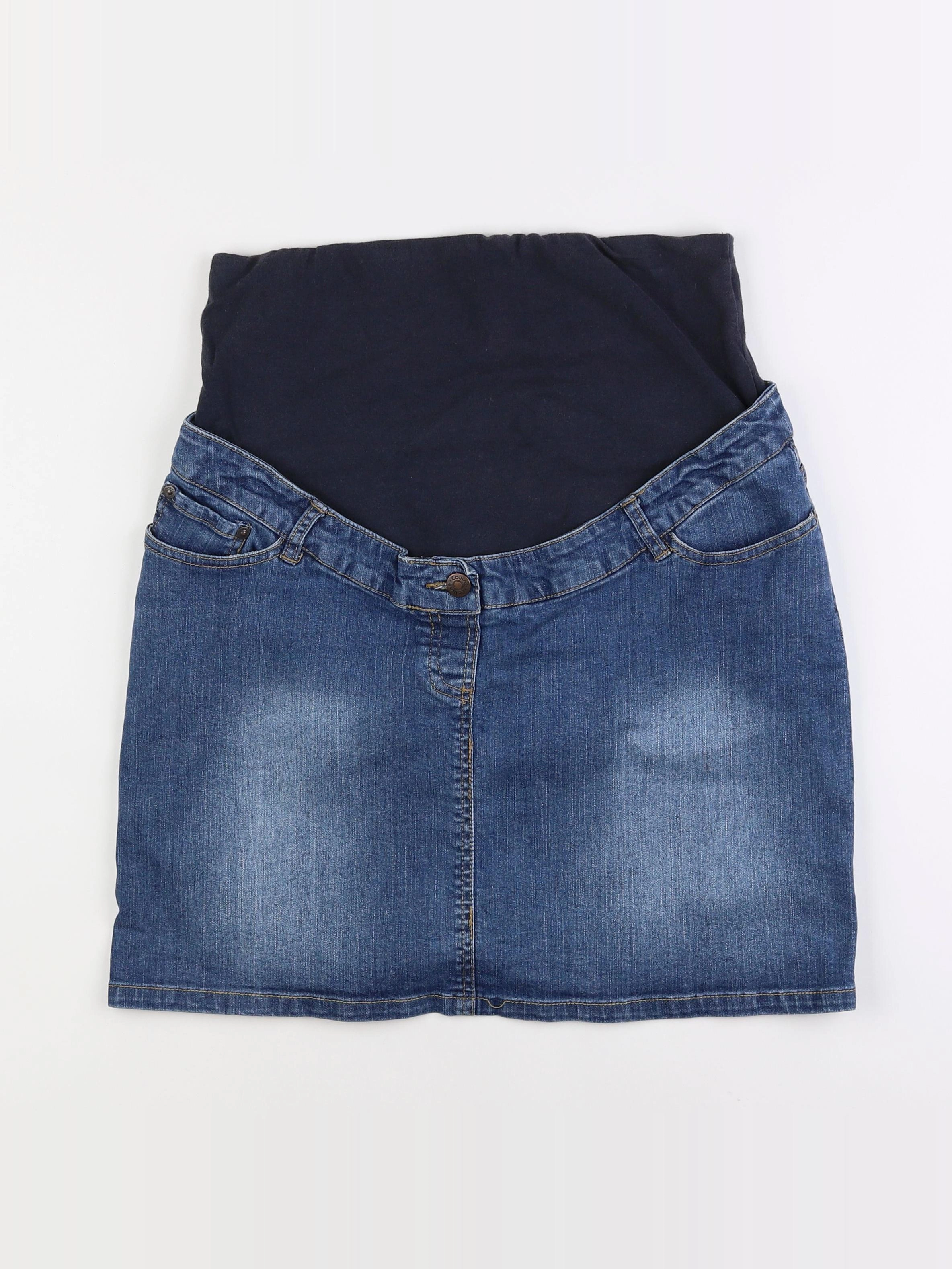 Vertbaudet - jupe grossesse bleu - 40