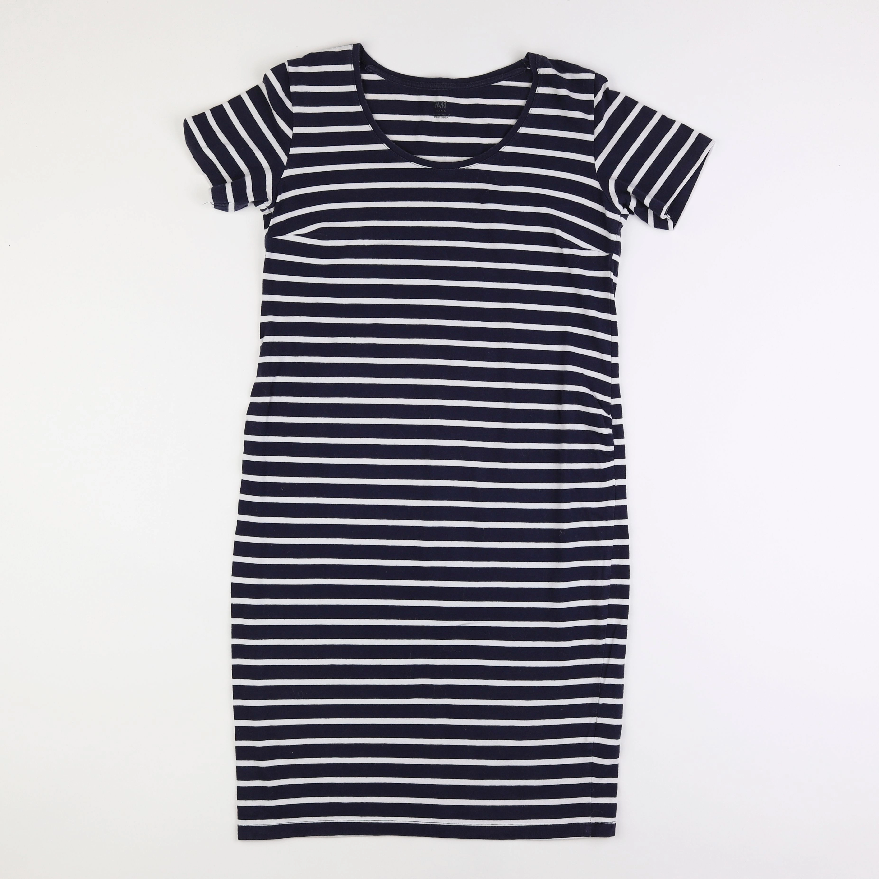 H&M - robe grossesse bleu - 38