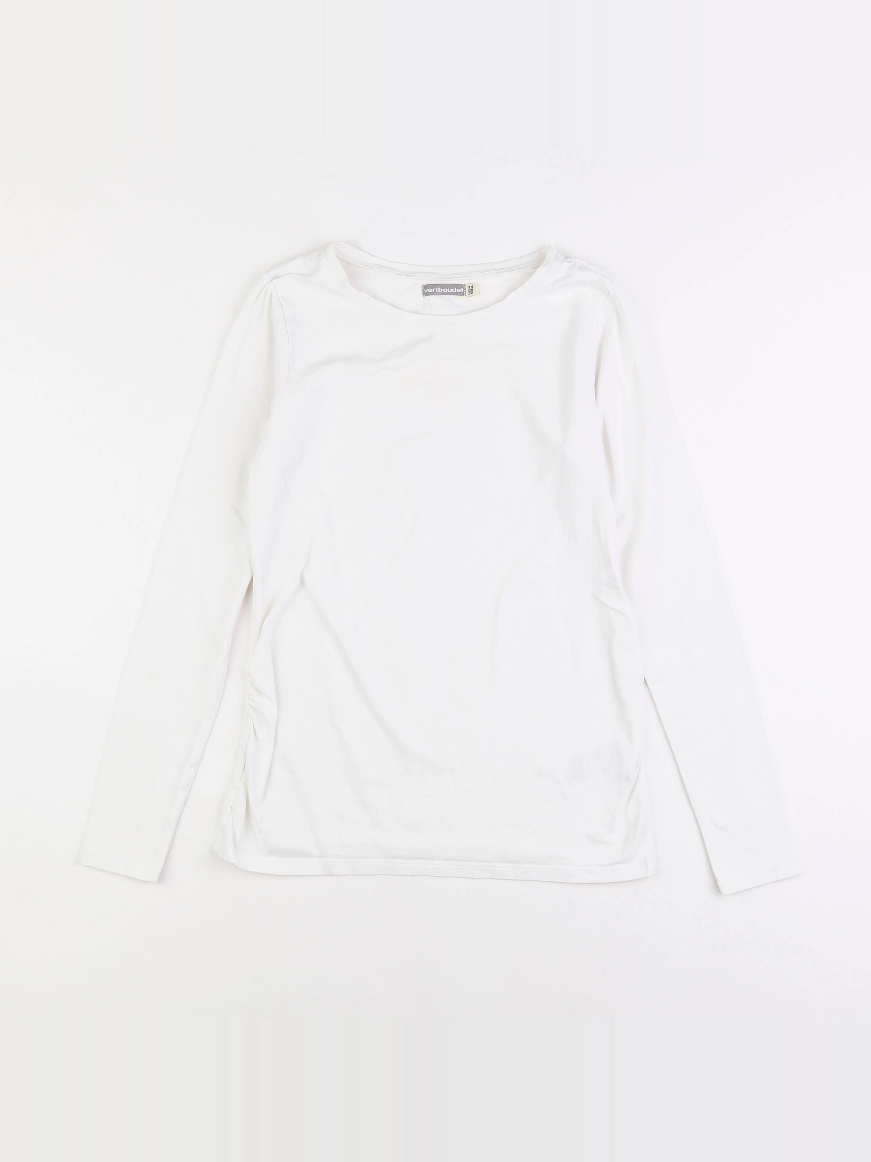 Vertbaudet - tee-shirt grossesse blanc - 34 à 36