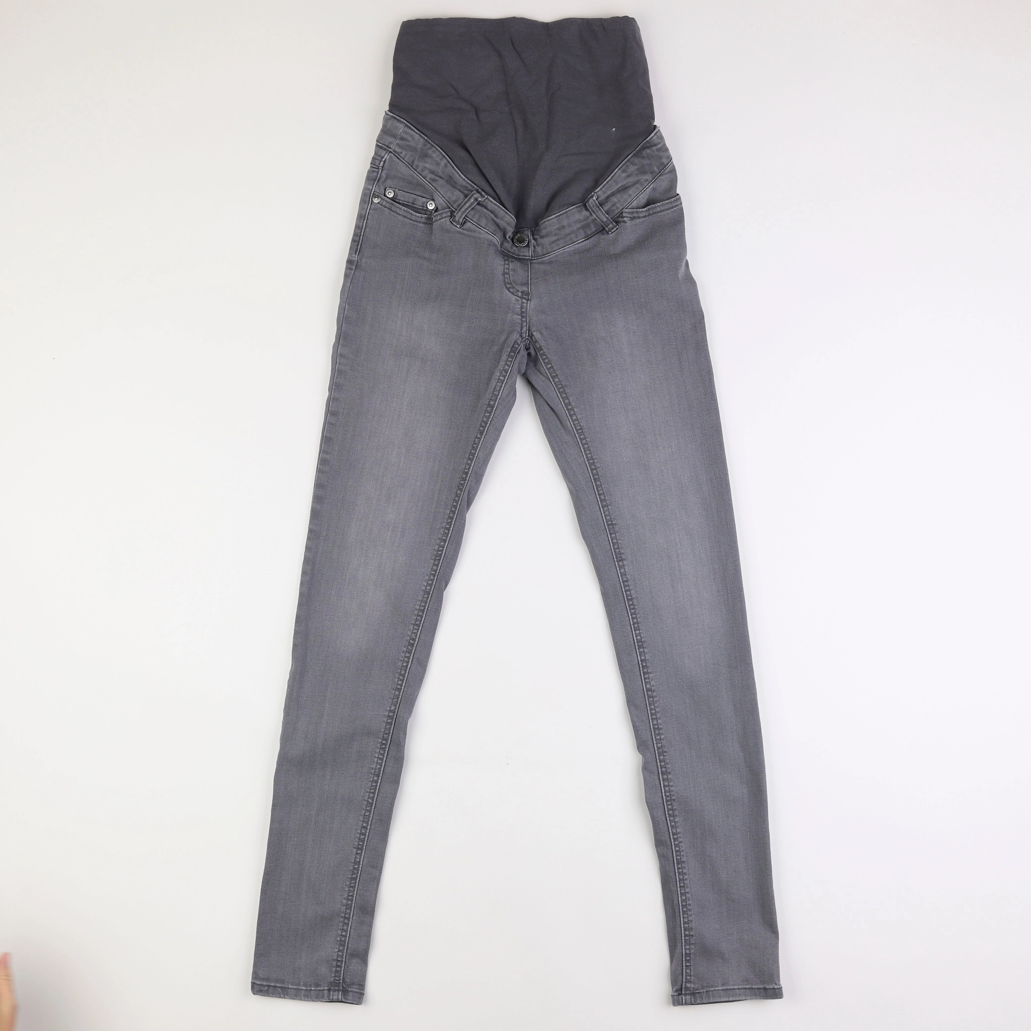 Vertbaudet - jean grossesse gris - 34