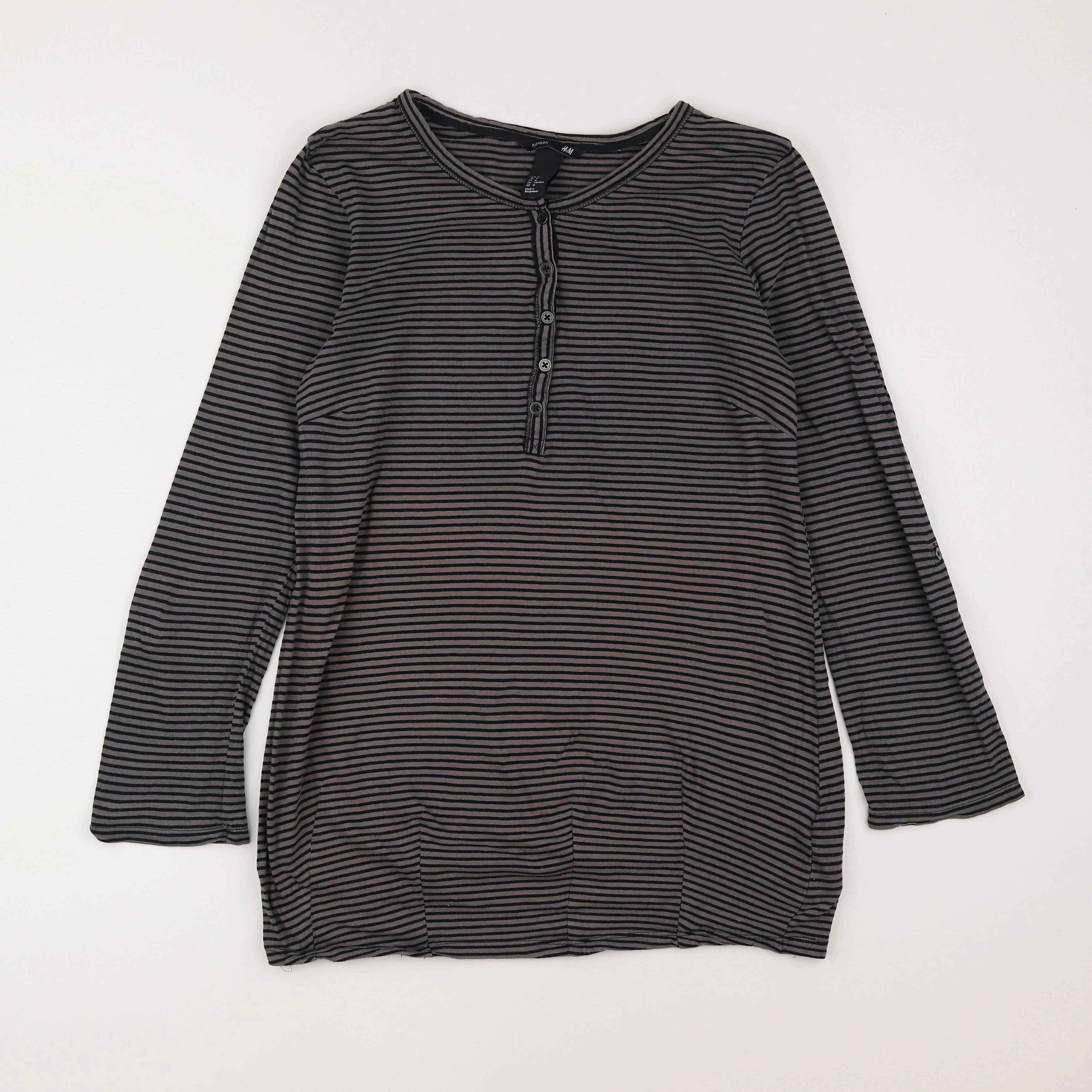 H&M - tee-shirt grossesse gris - 38