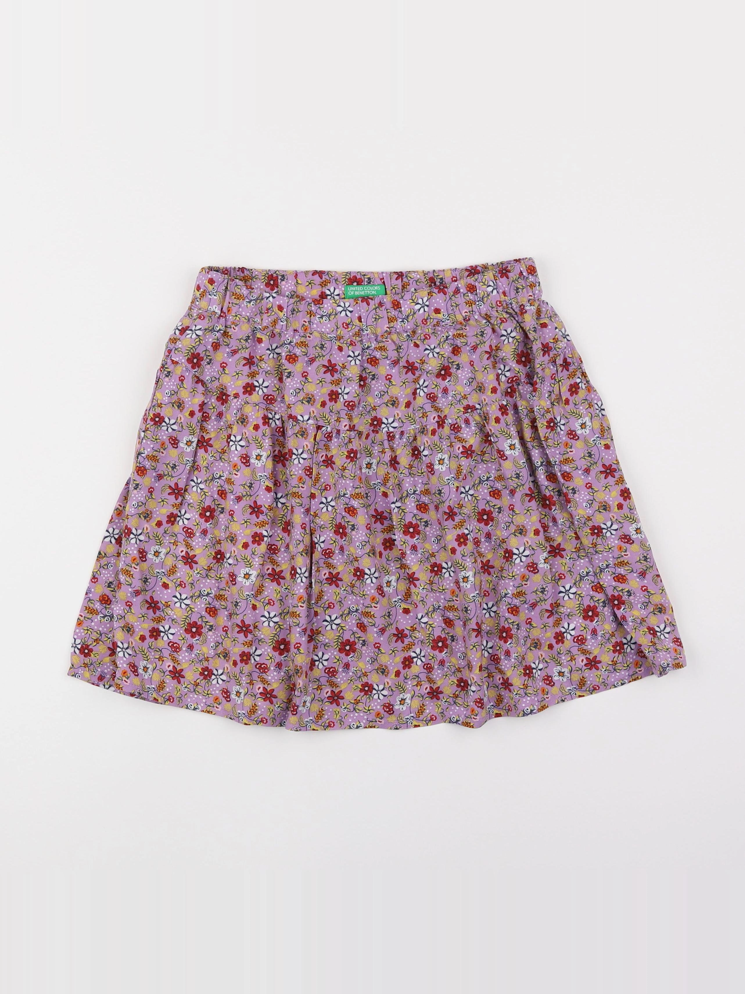 Benetton - jupe multicolore - 10/11 ans