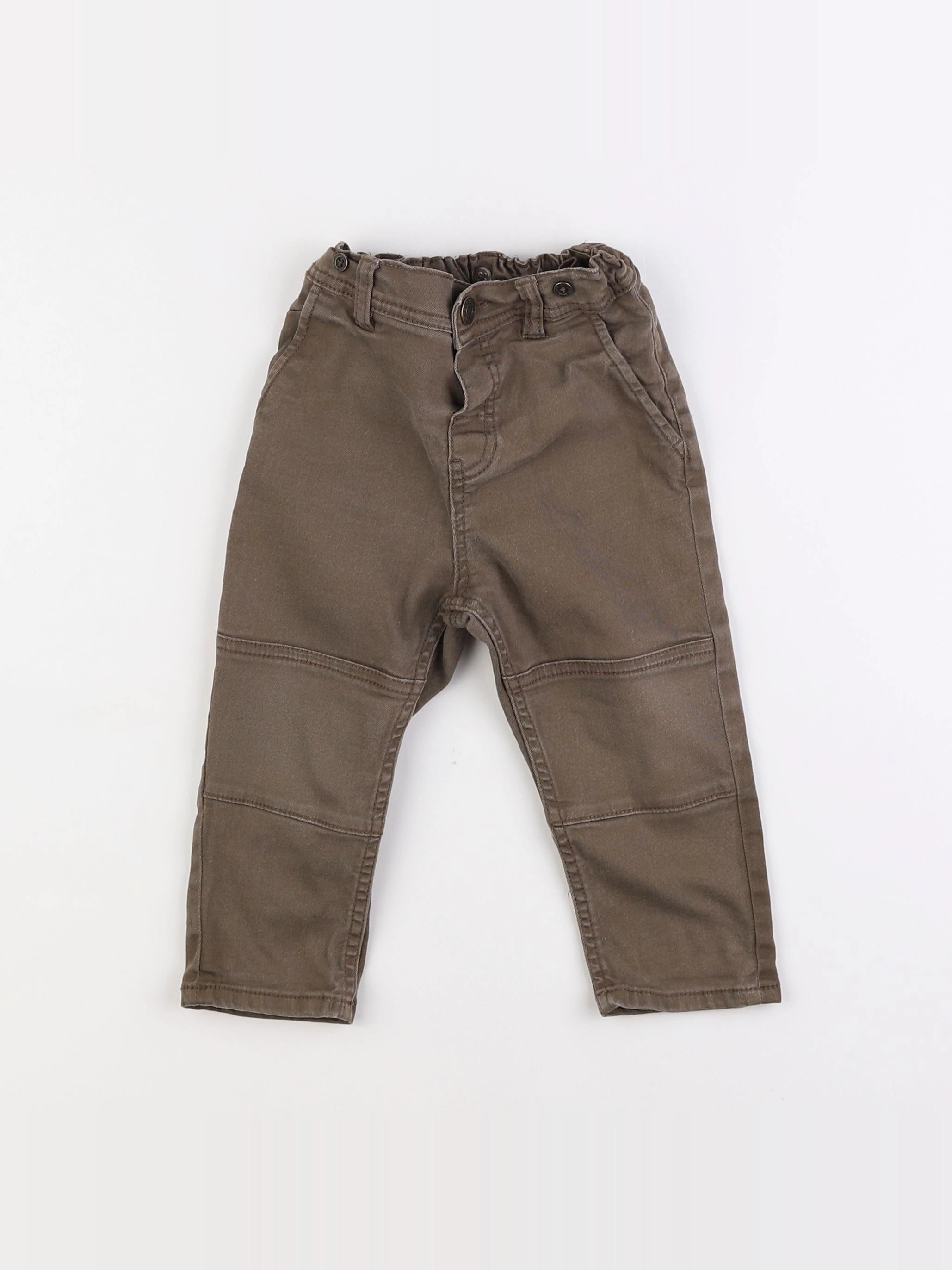 H&M - jean marron - 12/18 mois