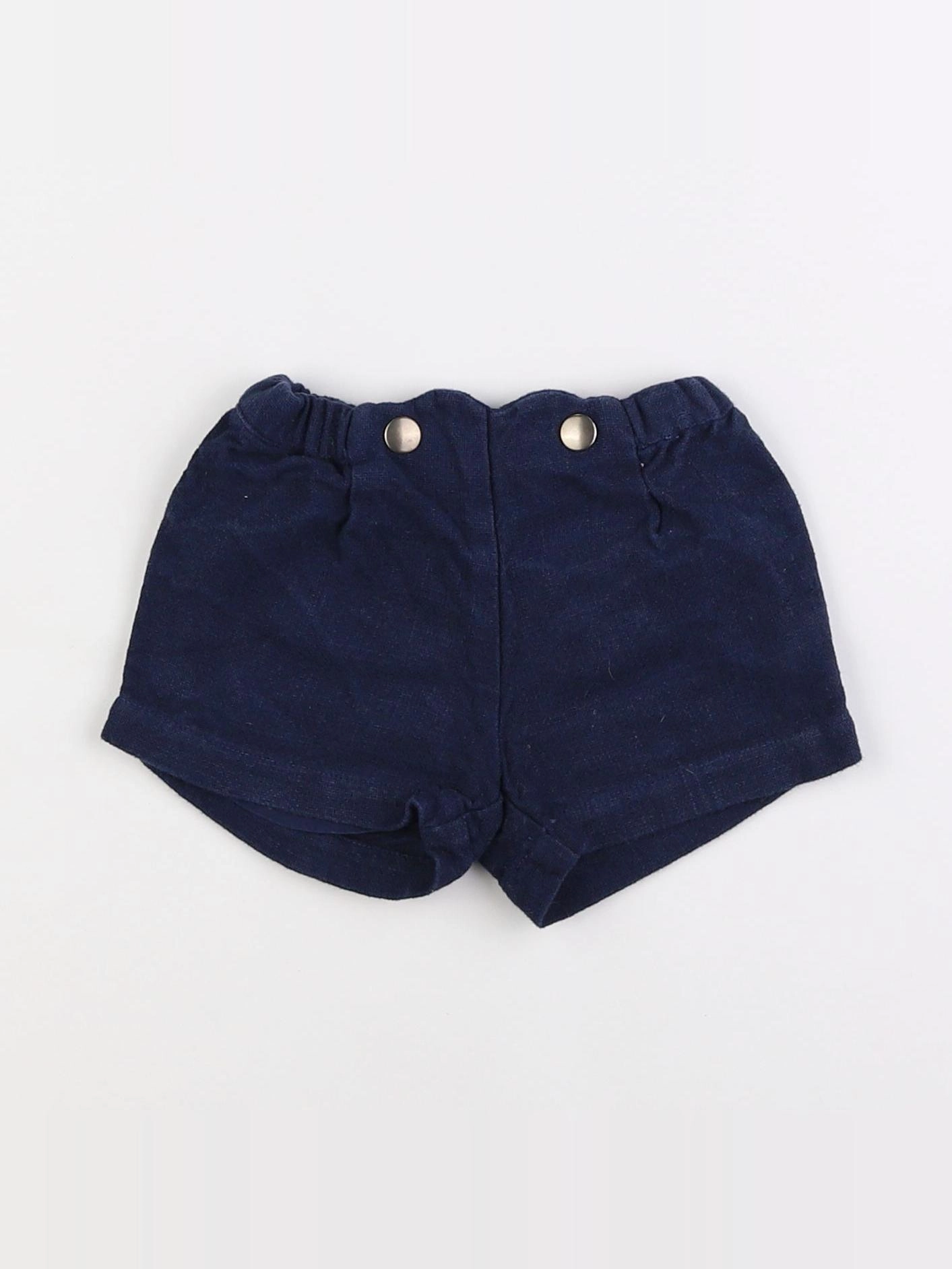 Eden & Victor - short bleu - 6 mois