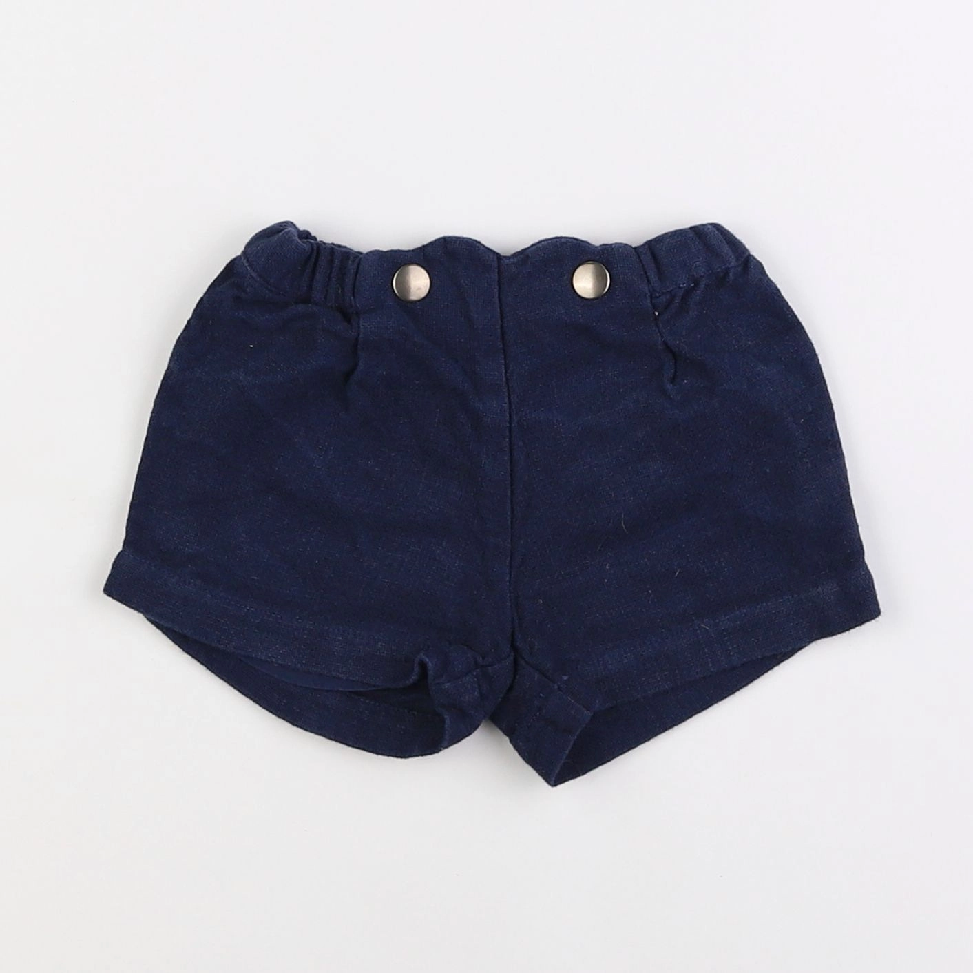 Eden & Victor - short bleu - 6 mois