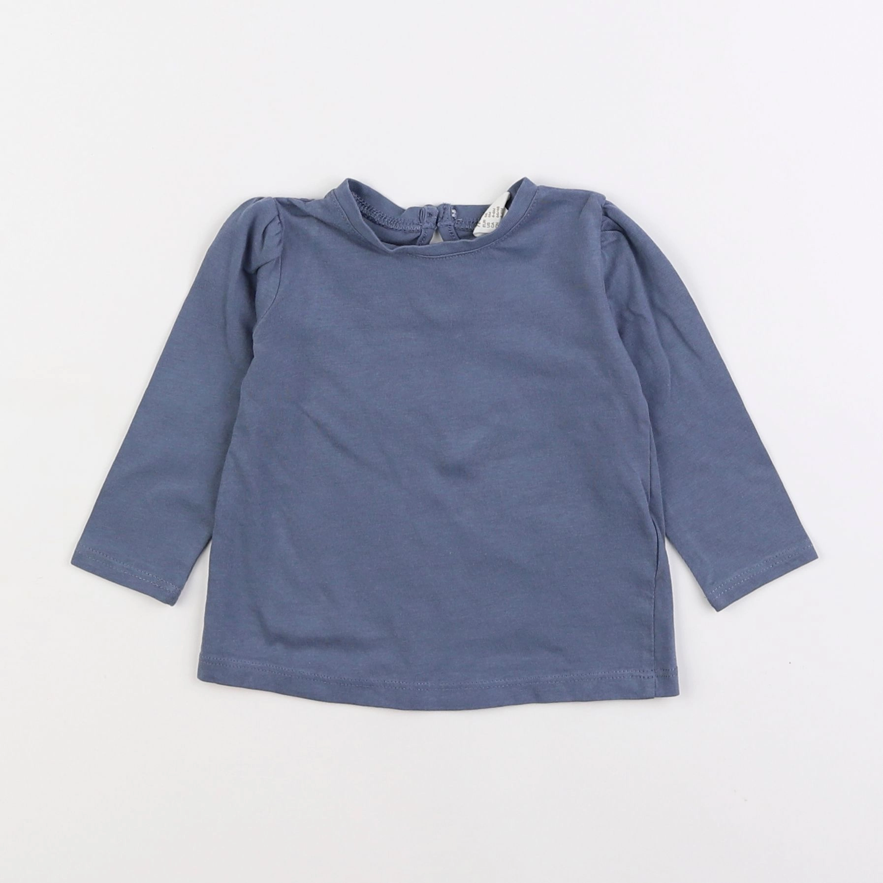 H&M - tee-shirt bleu - 6 mois