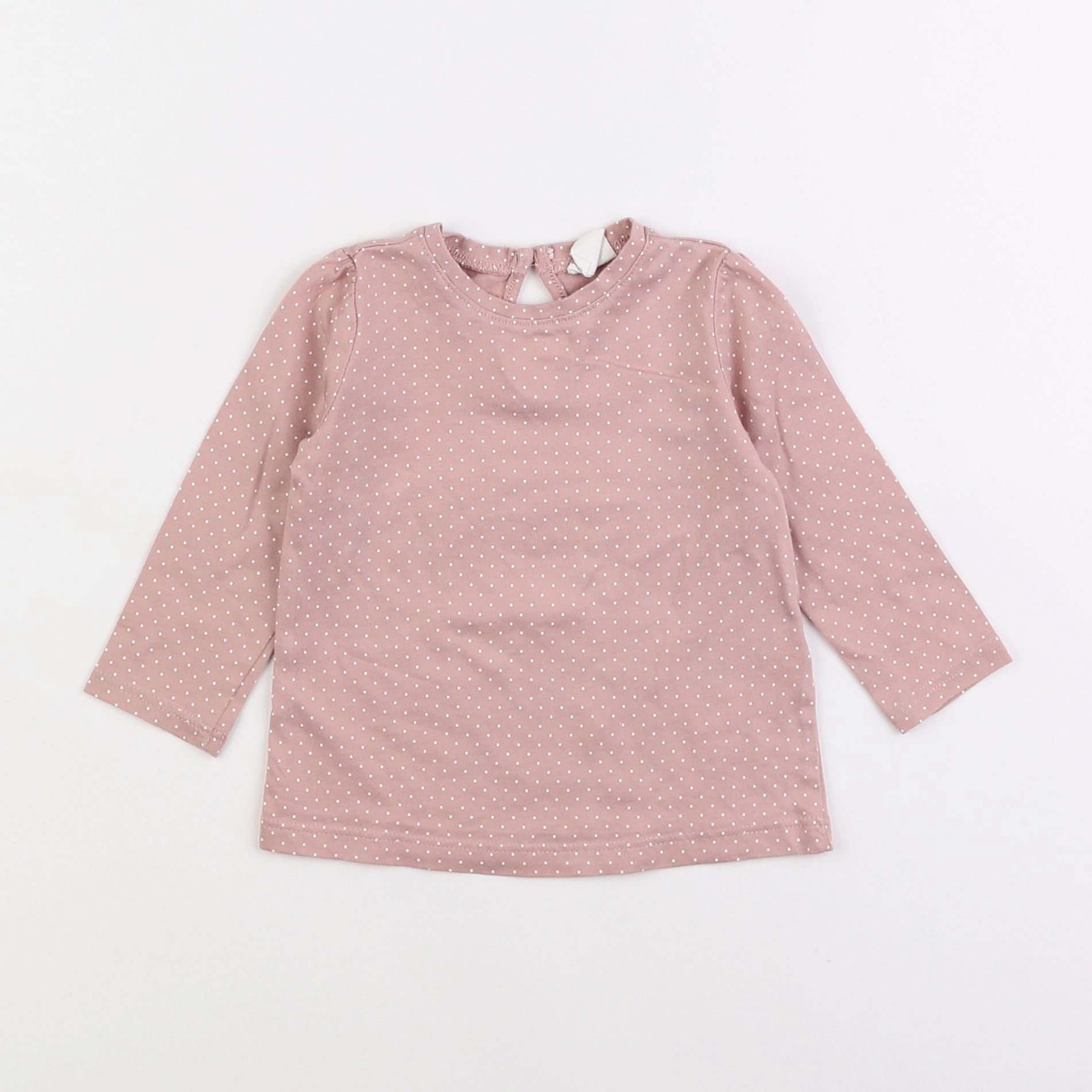 H&M - tee-shirt rose - 6 mois