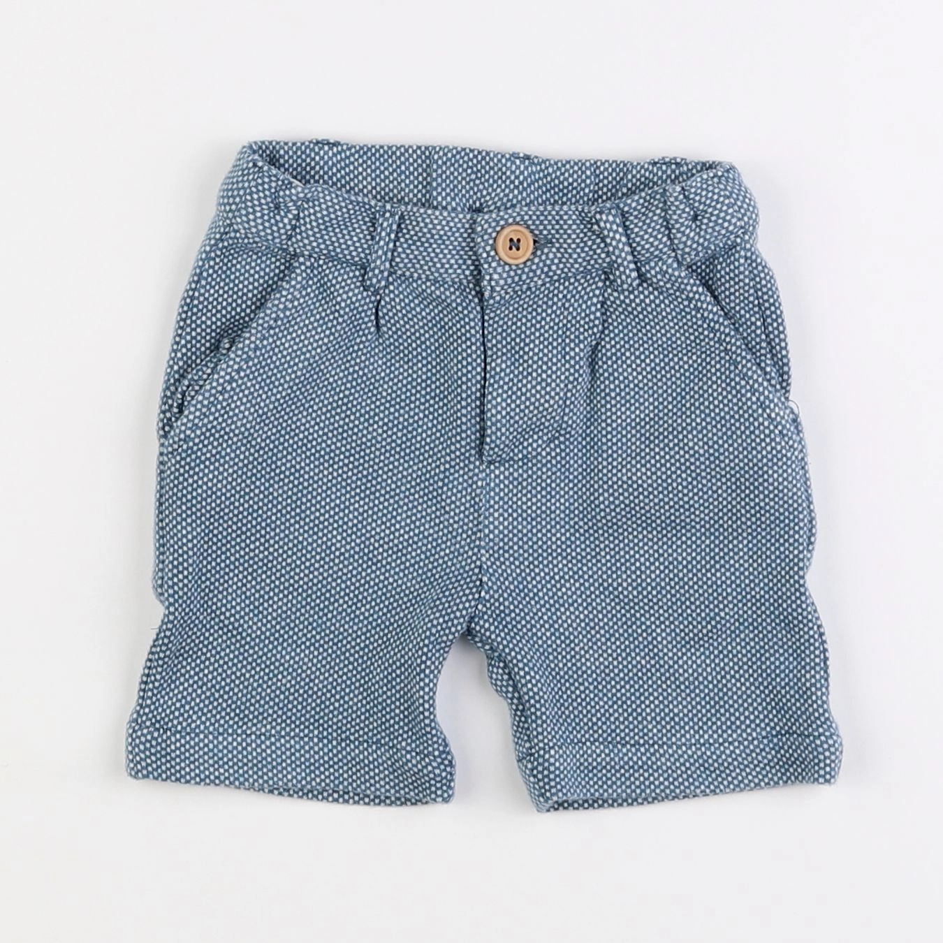 Noppies - short bleu - 12 mois