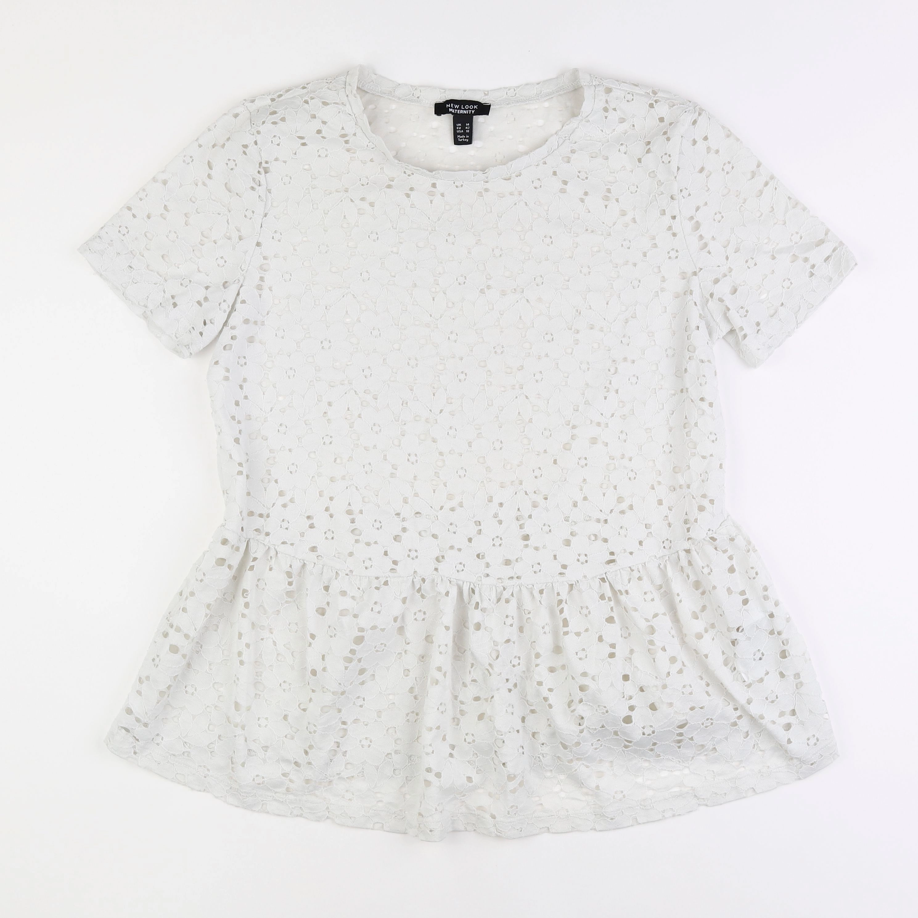New Look - blouse grossesse blanc - 42