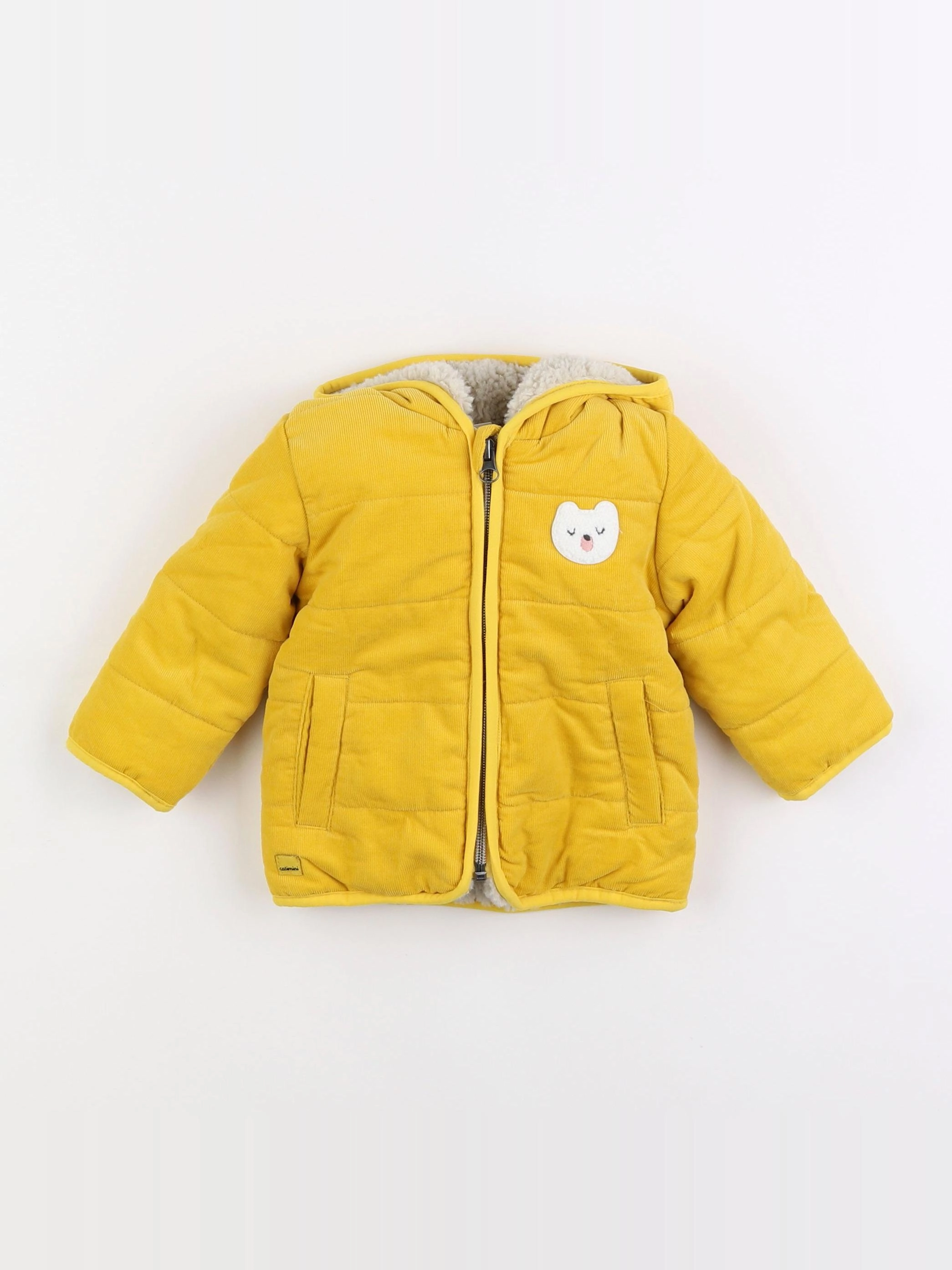 Catimini - veste jaune - 9 mois
