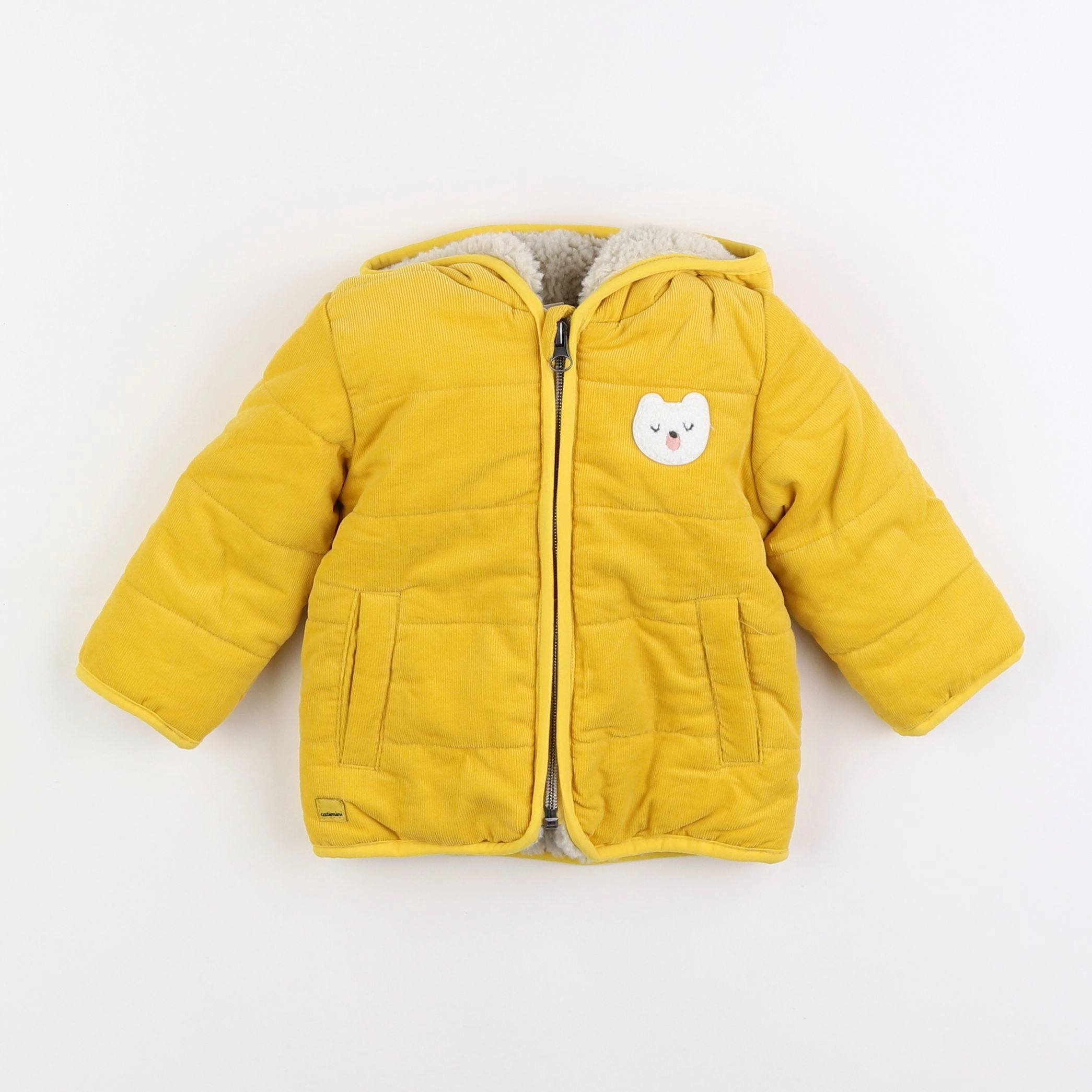 Catimini - veste jaune - 9 mois