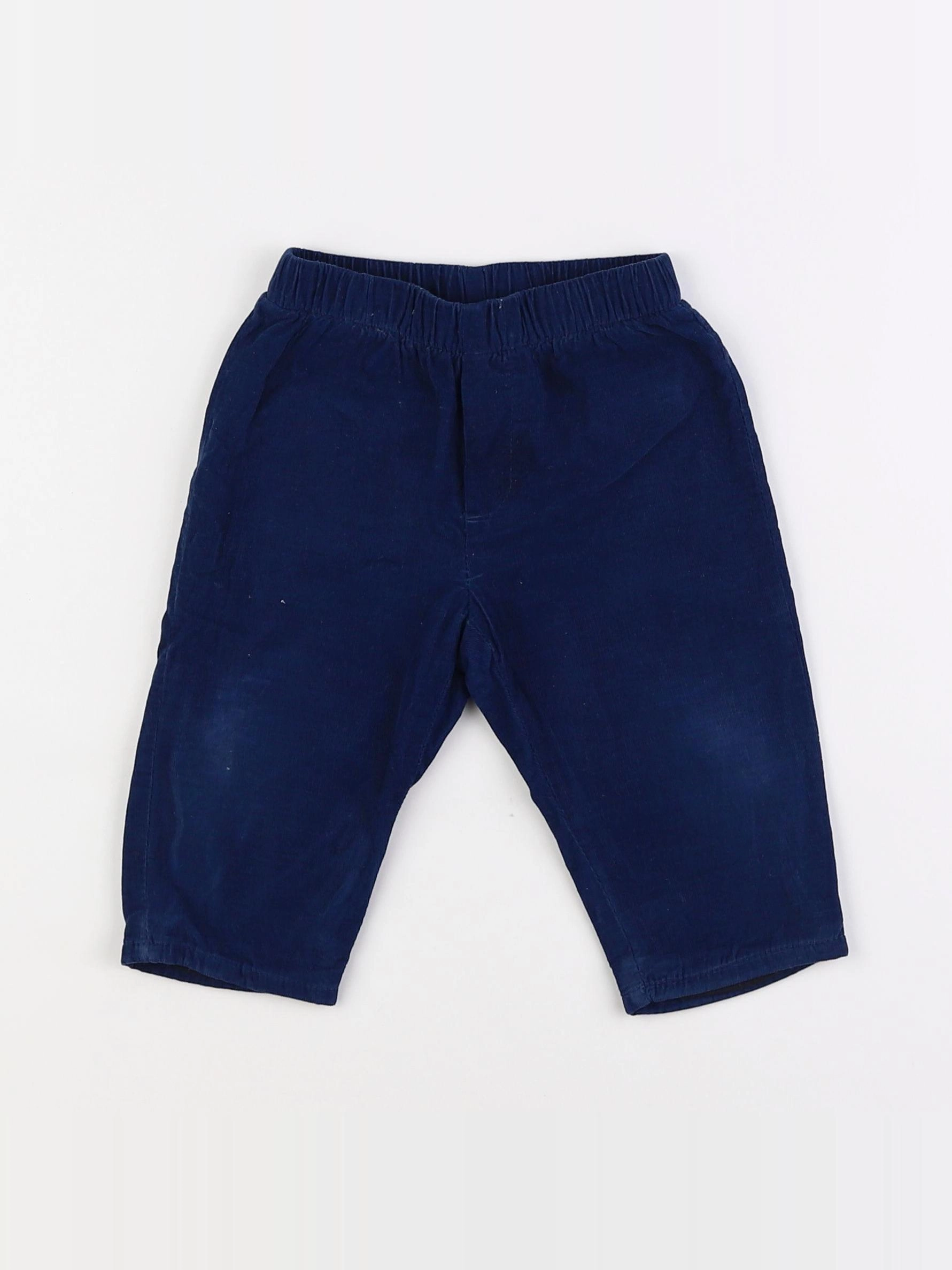 Jacadi - pantalon bleu - 12 mois