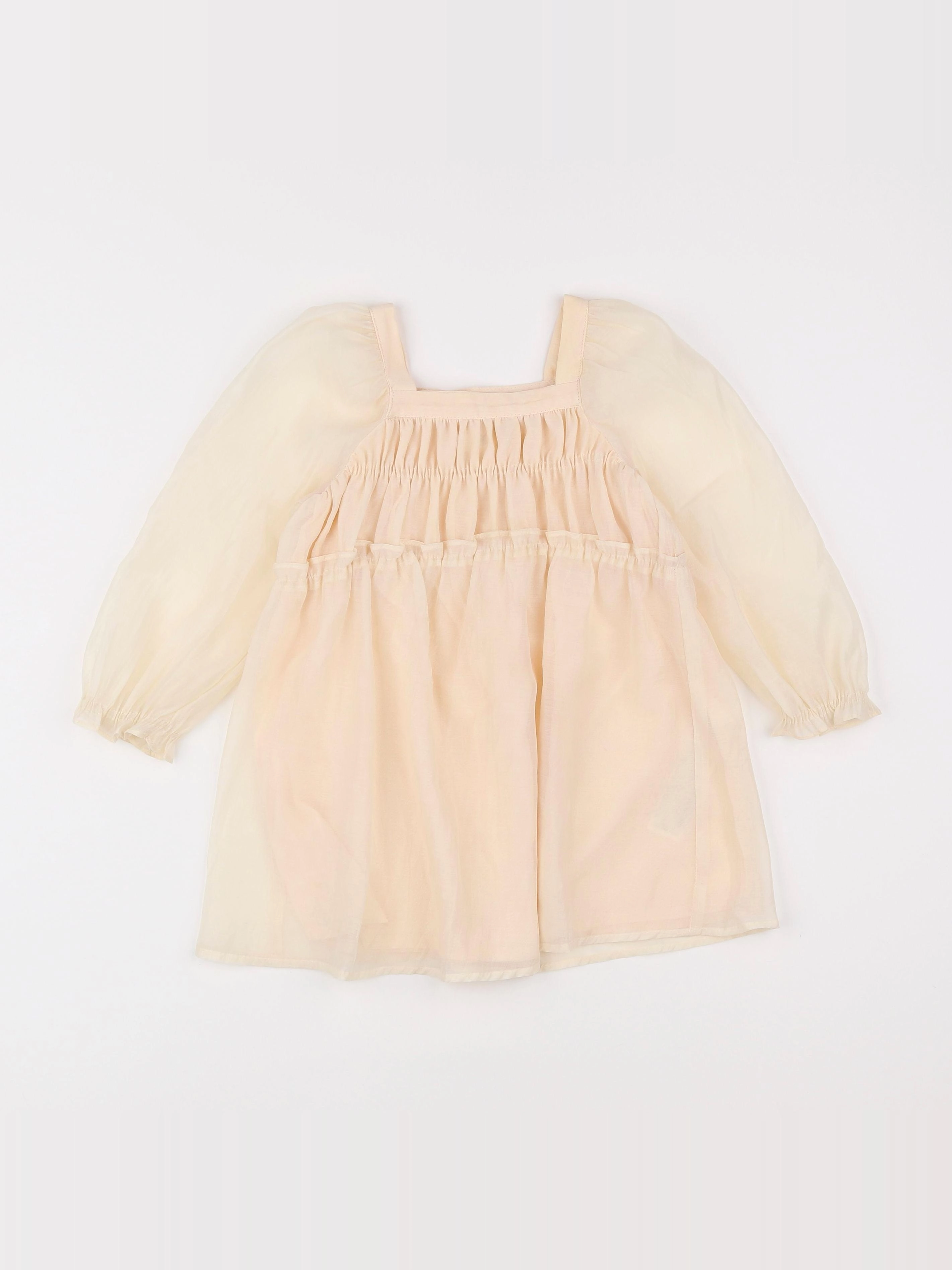 Zara - robe beige - 2/3 ans