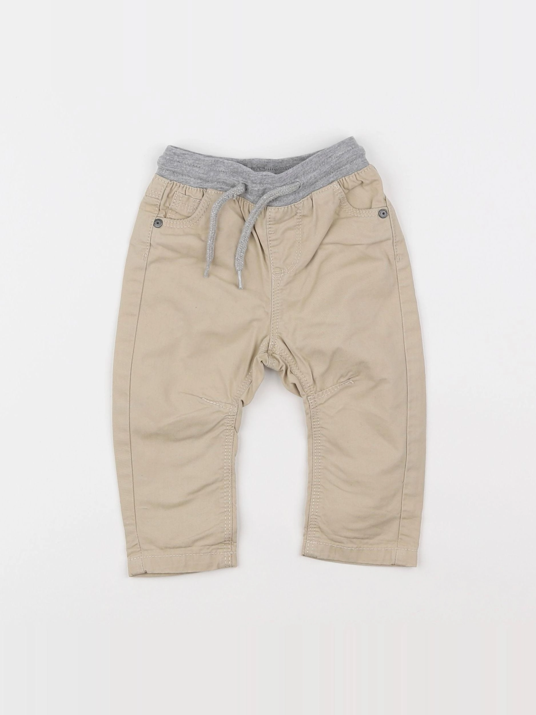 Tape à l'oeil - pantalon beige - 6 mois