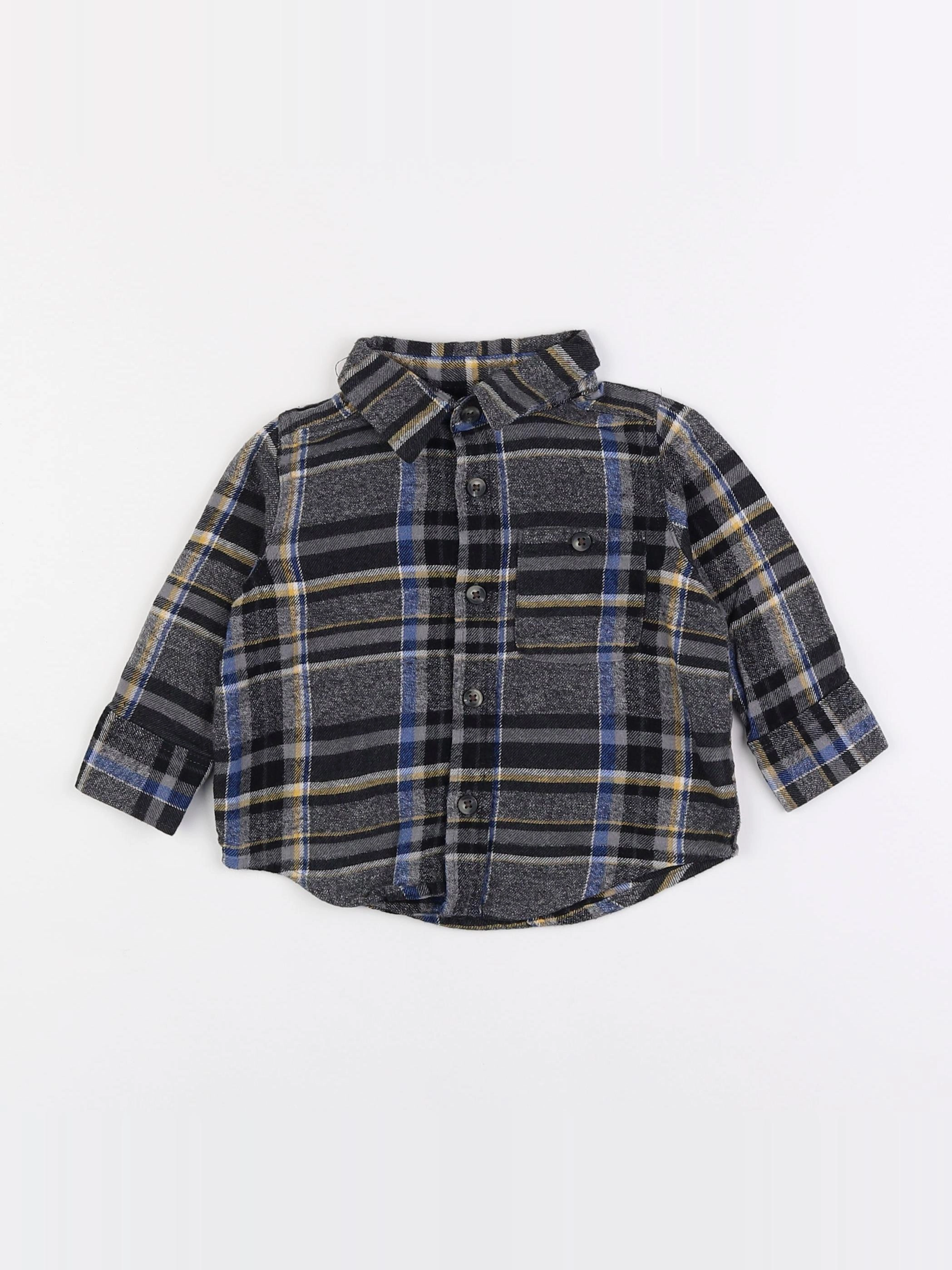 Old Navy - chemise gris - 12/18 mois