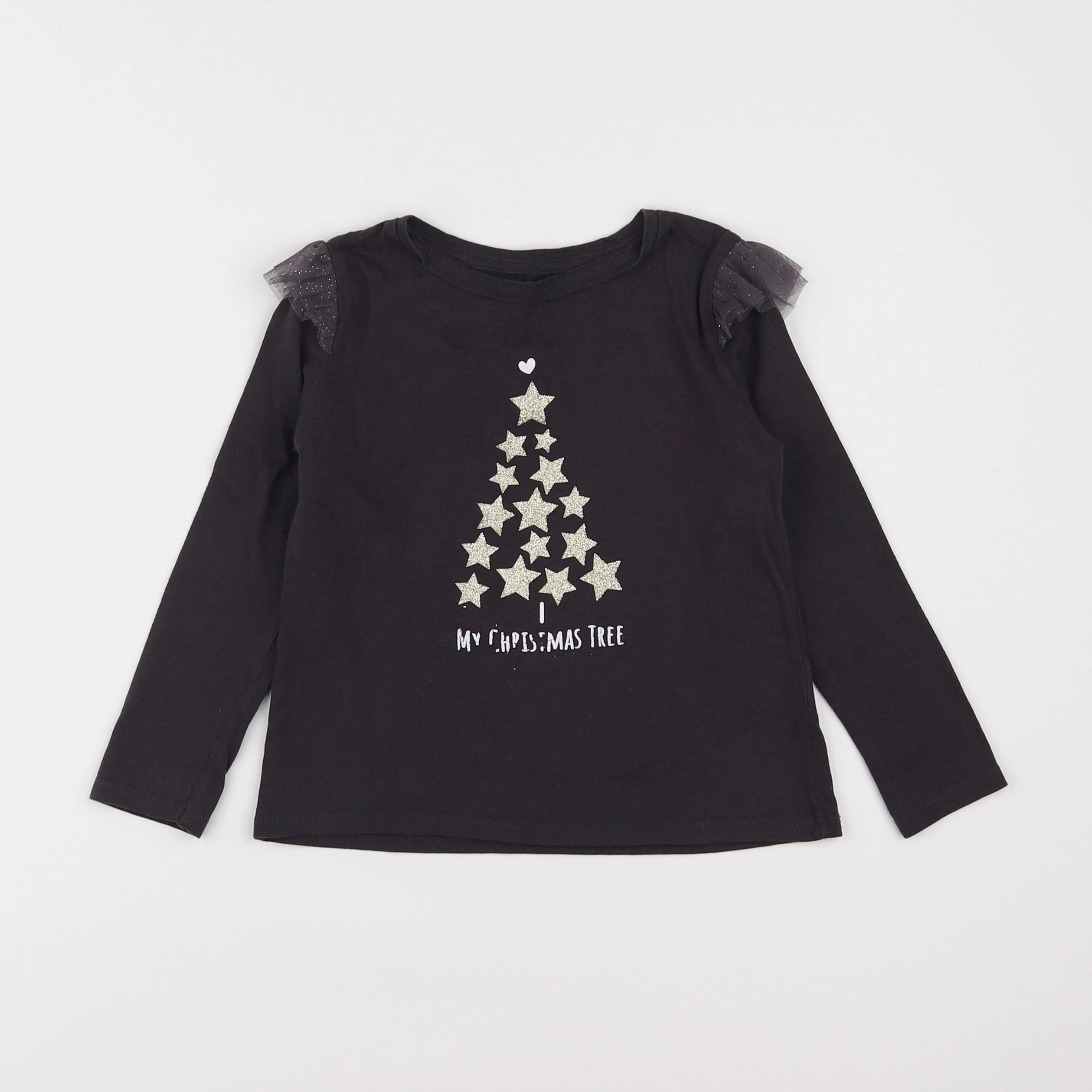 Vertbaudet - tee-shirt gris - 4 ans