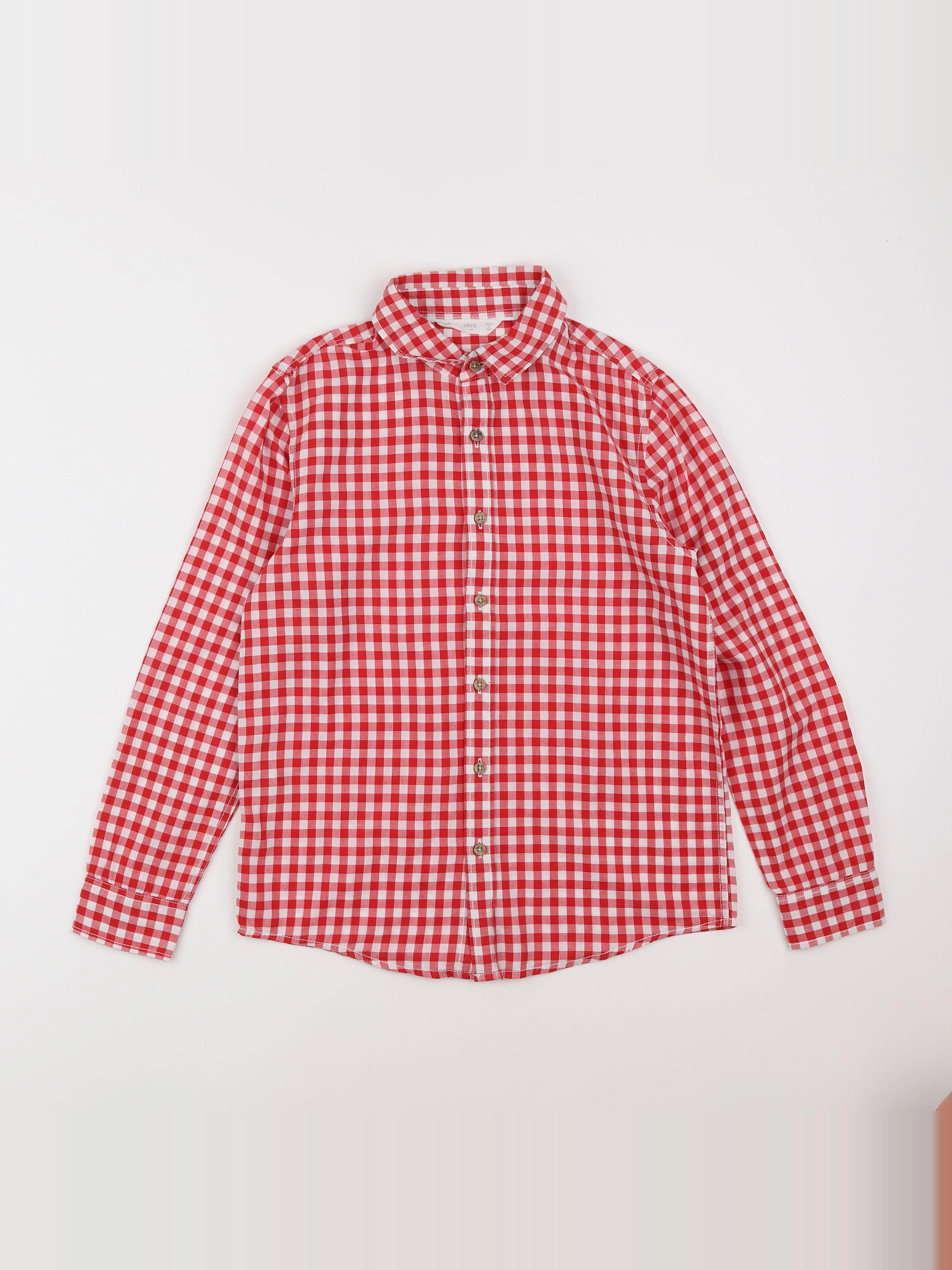 Mango - chemise rouge - 10 ans