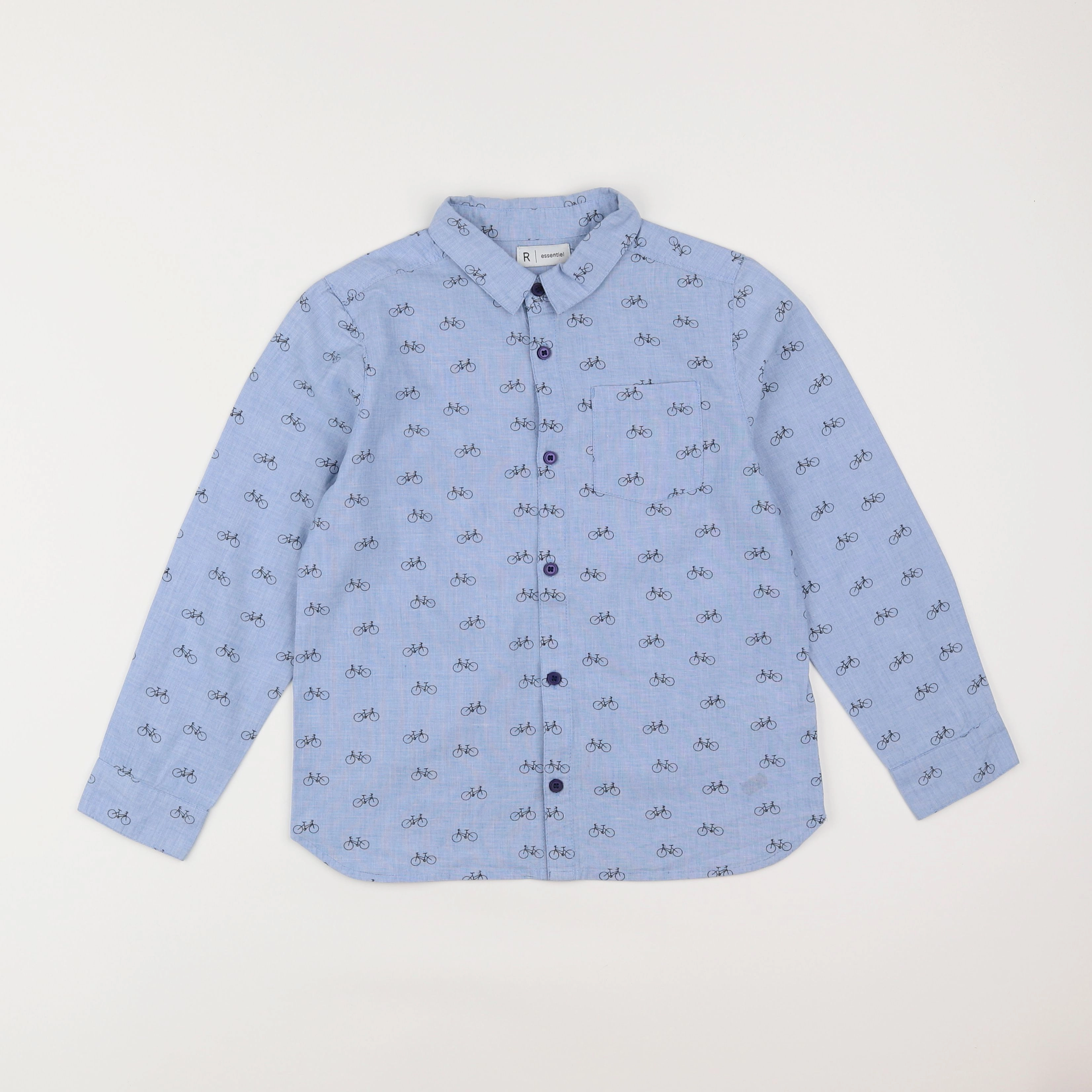 La Redoute - chemise bleu - 8 ans