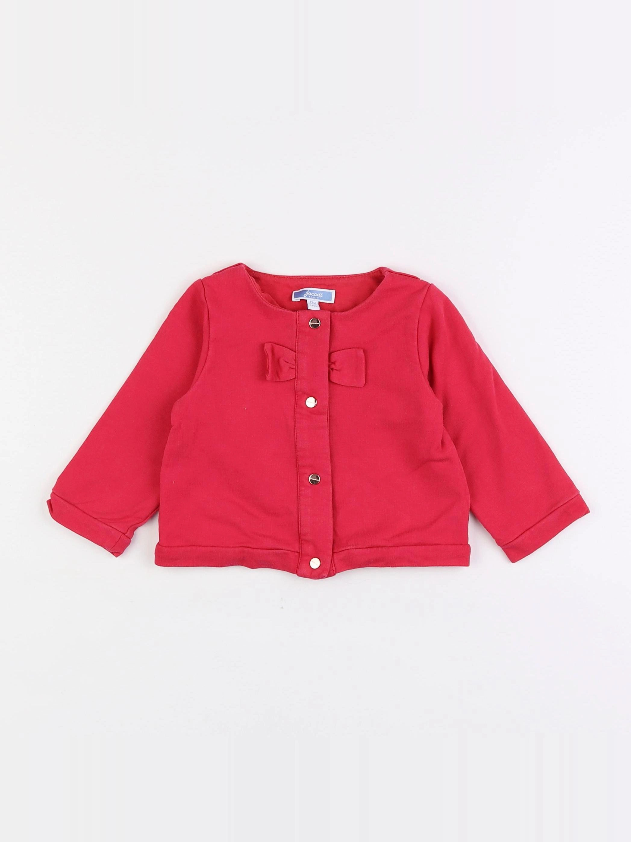 Jacadi - sweat rose - 12 mois