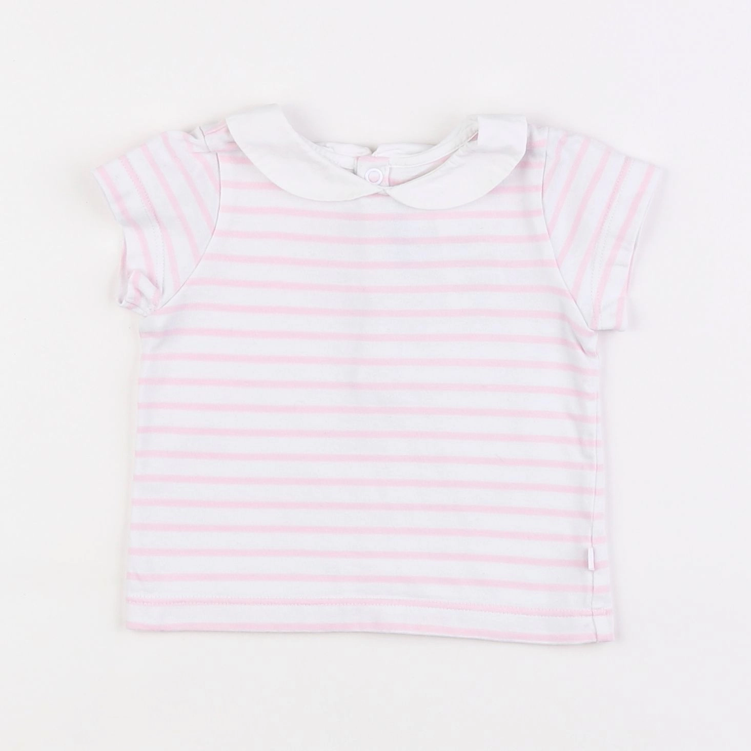 Jacadi - tee-shirt rose - 12 mois