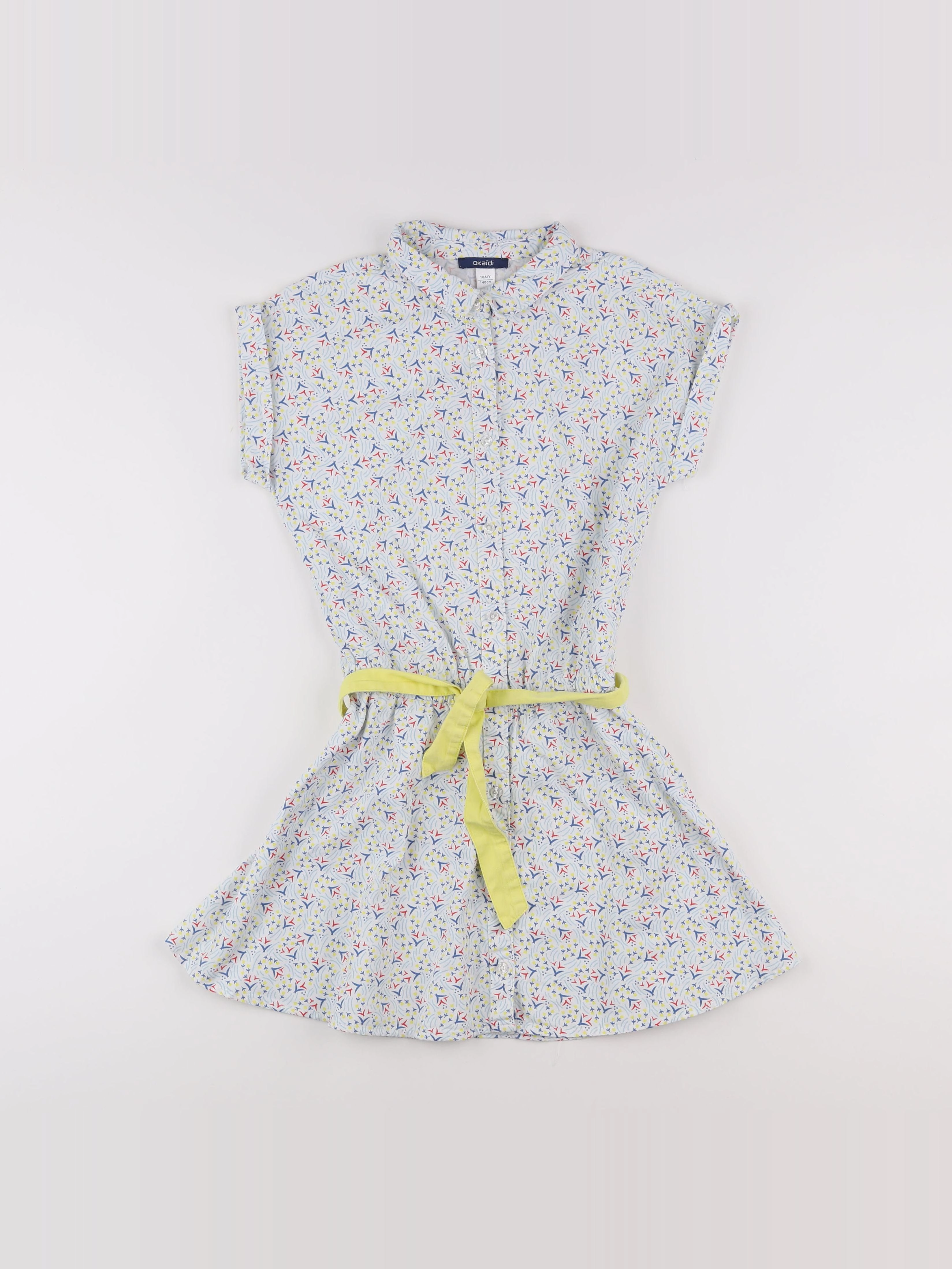Okaidi - robe blanc - 10 ans