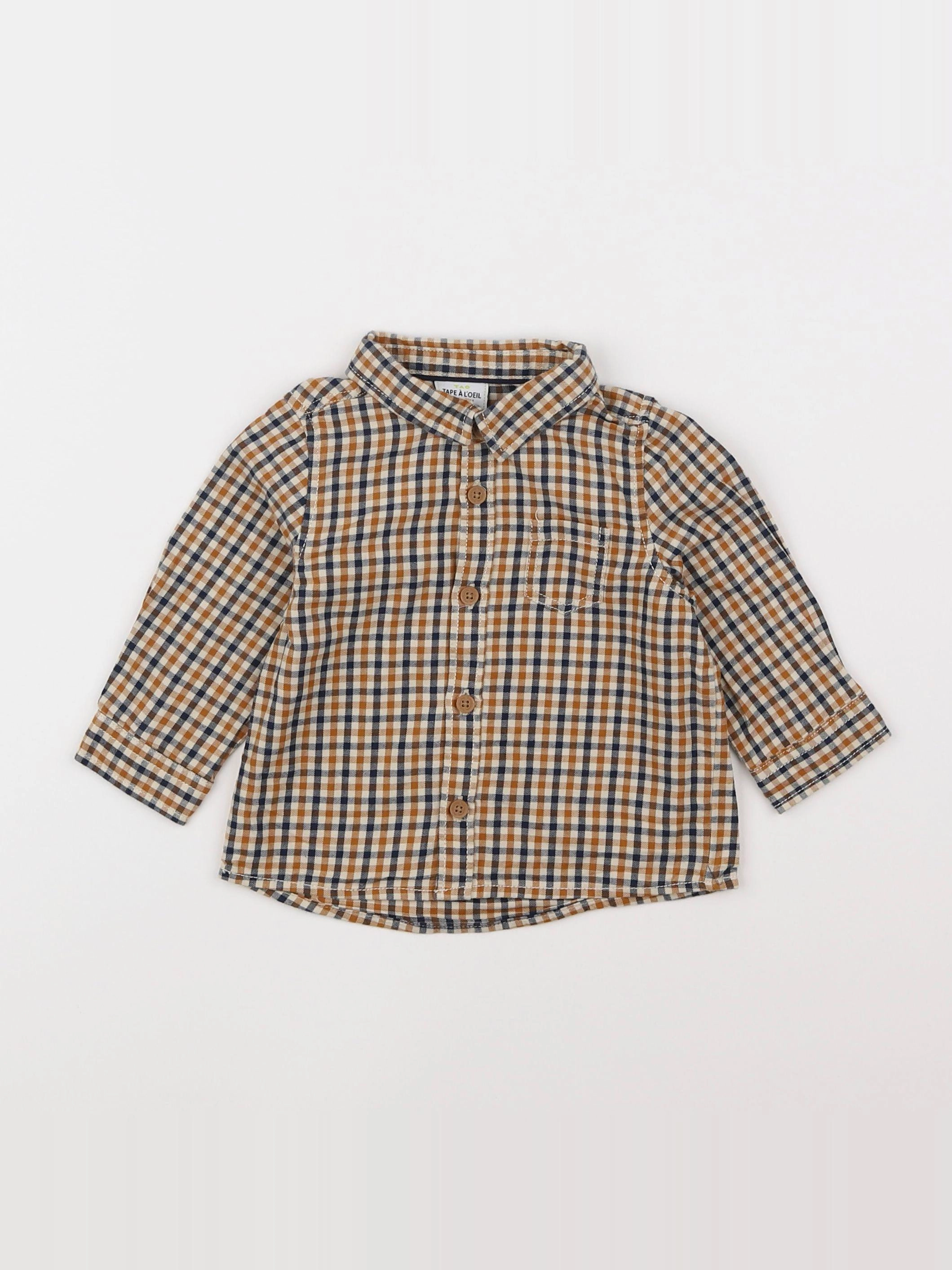 Tape à l'oeil - chemise jaune - 9 mois