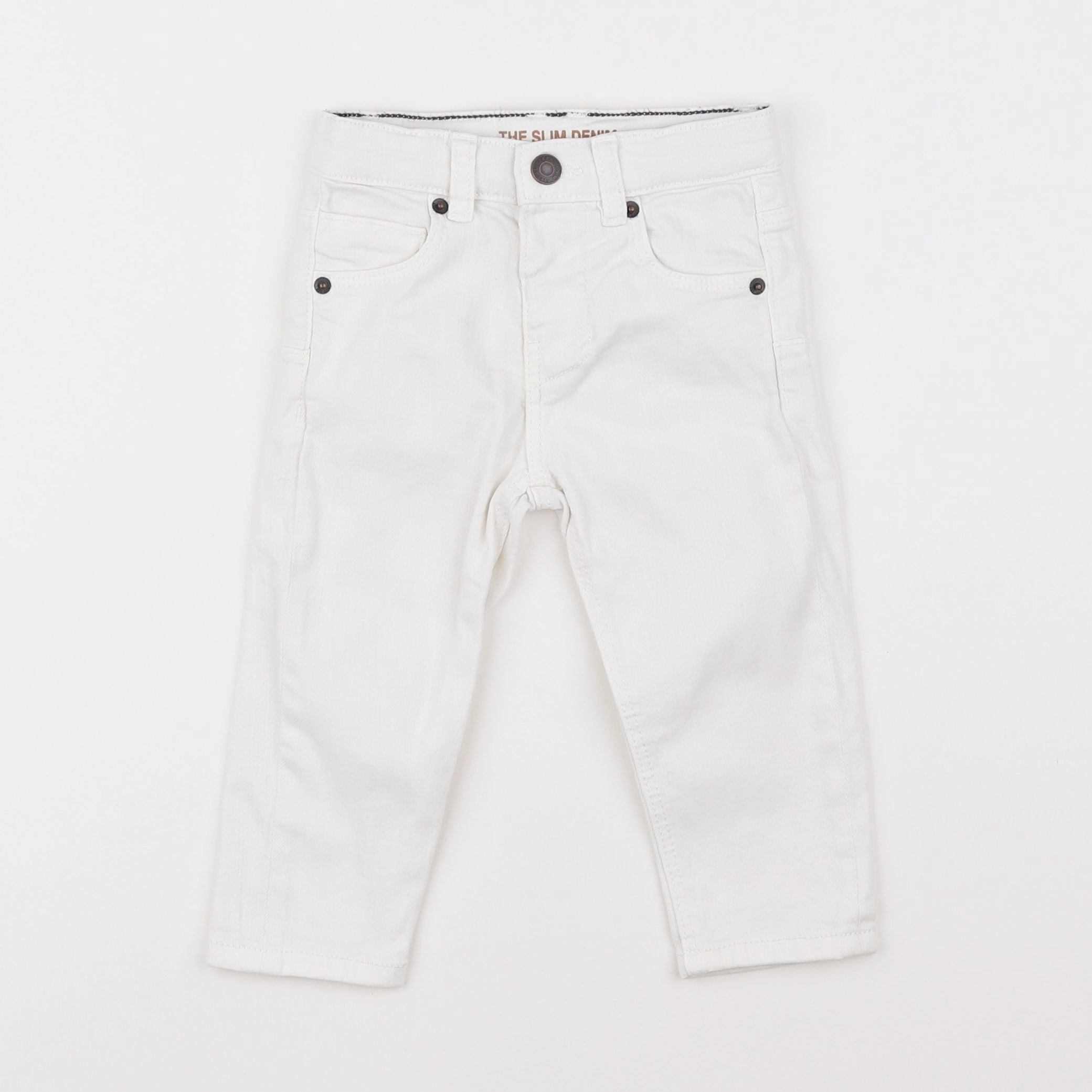 Zara - jean blanc - 9/12 mois