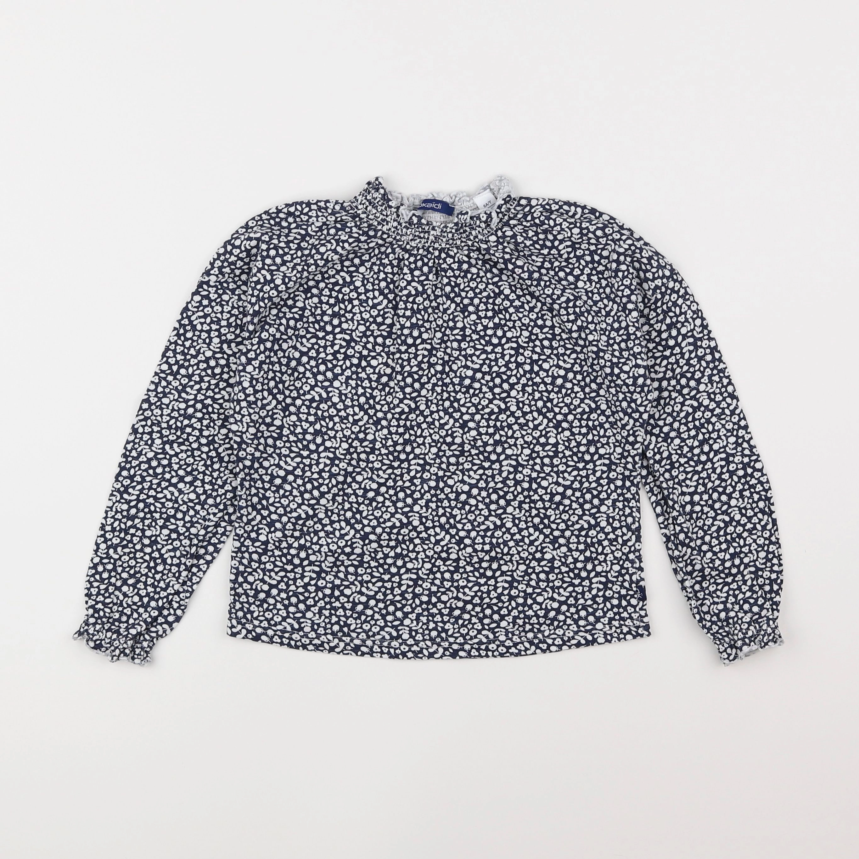 Okaidi - blouse bleu - 6 ans