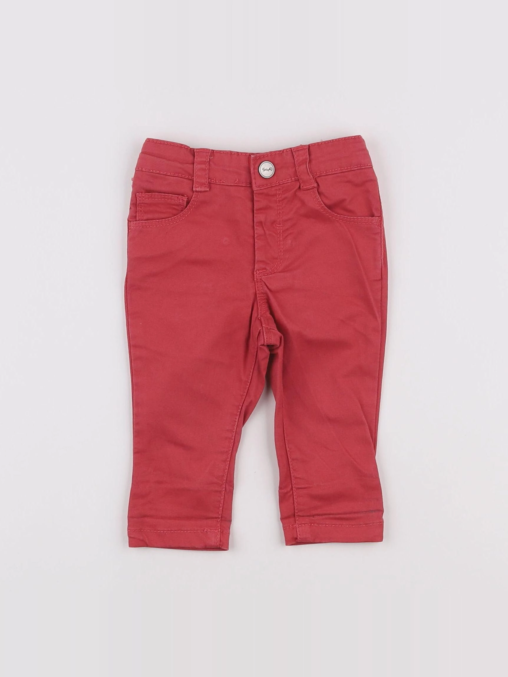 Cyrillus - jean rouge - 6 mois