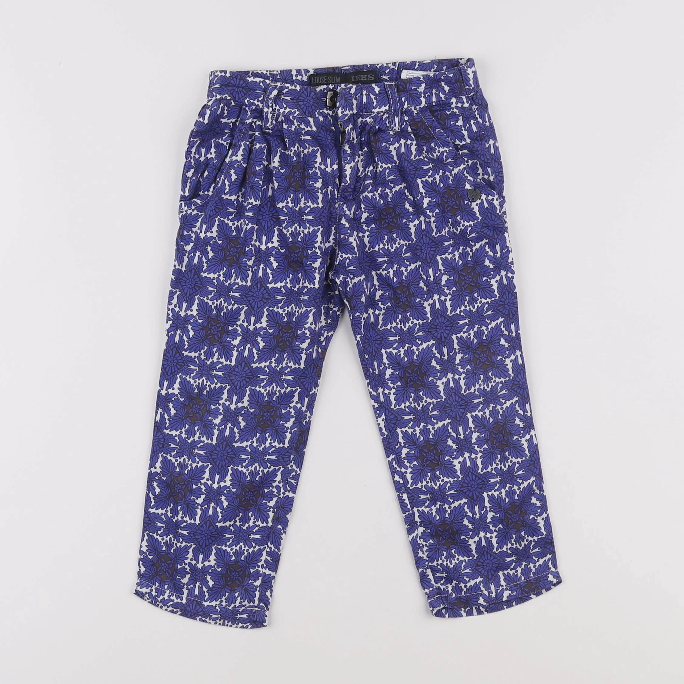 IKKS - pantalon bleu - 2 ans