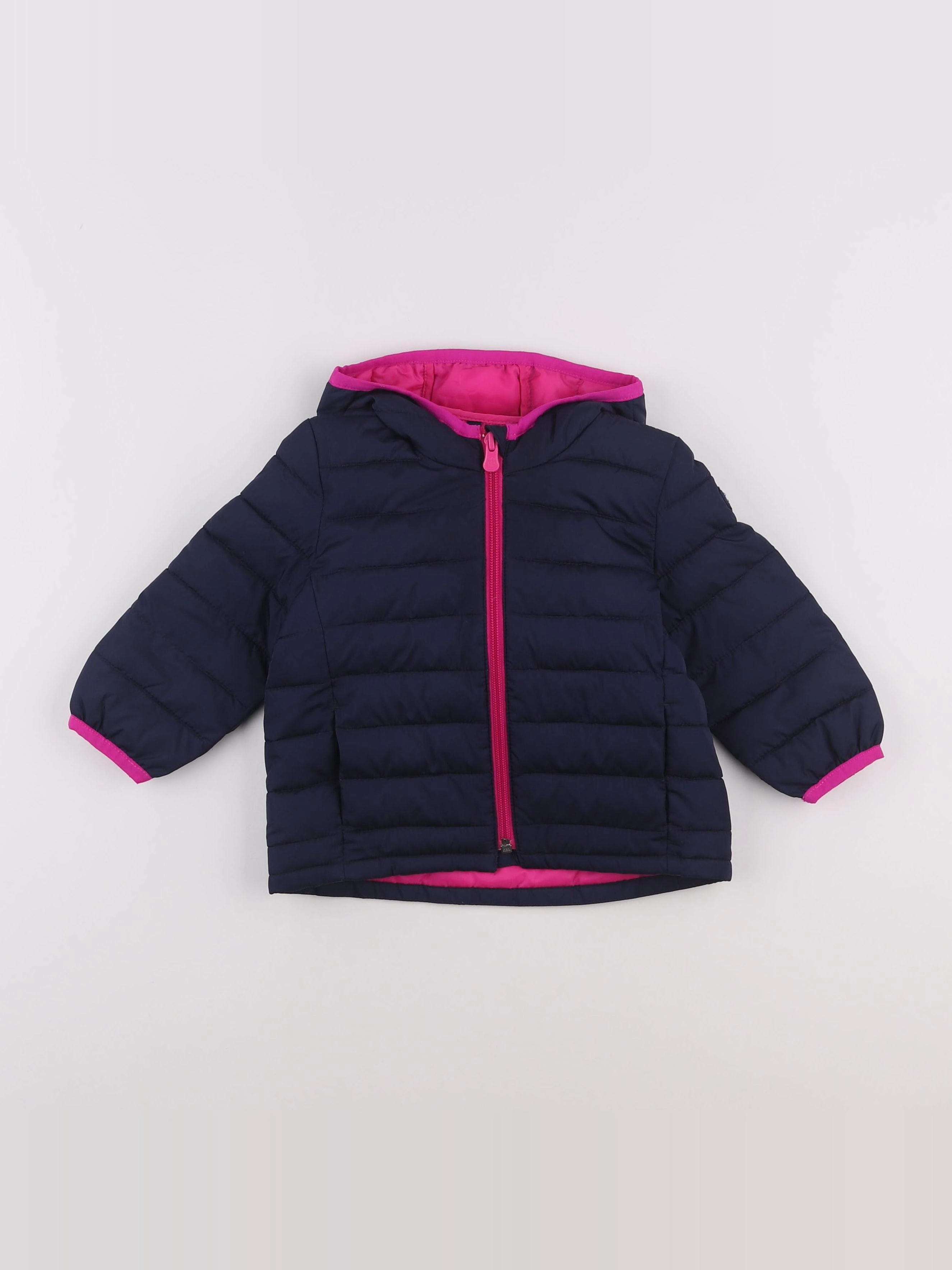 GAP - doudoune bleu, rose - 12/18 mois