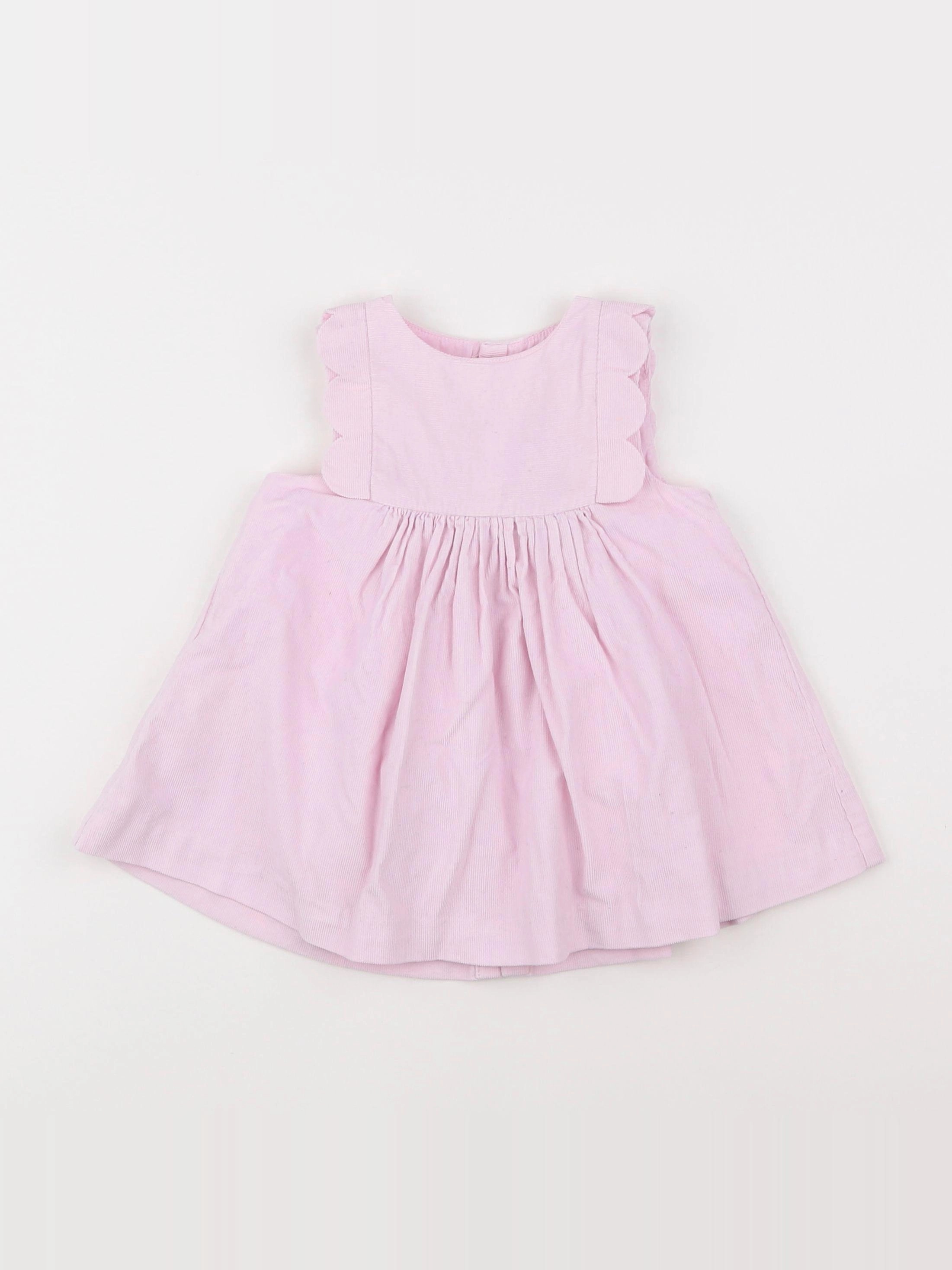 Jacadi - robe rose - 12 mois