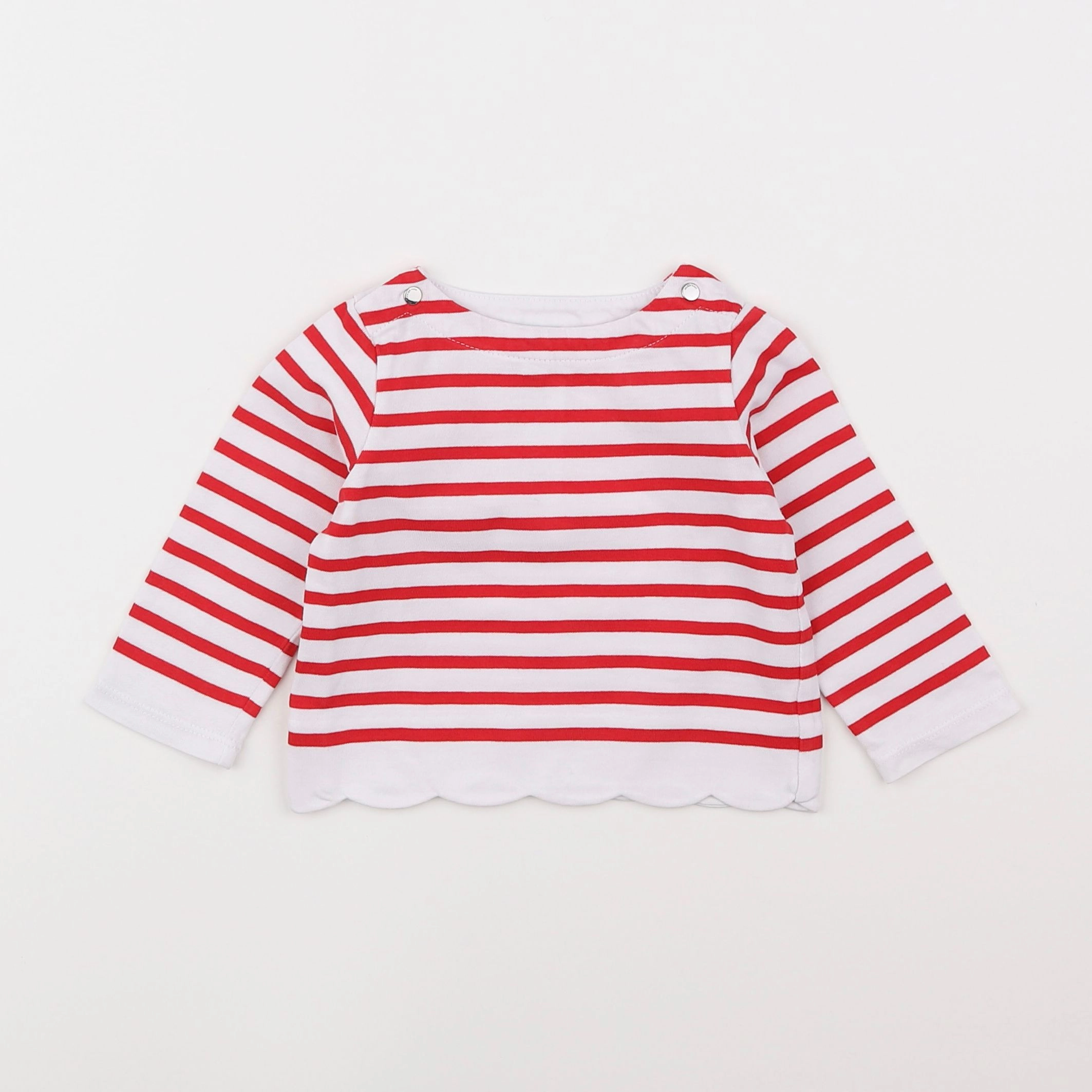 Jacadi - tee-shirt rouge - 12 mois