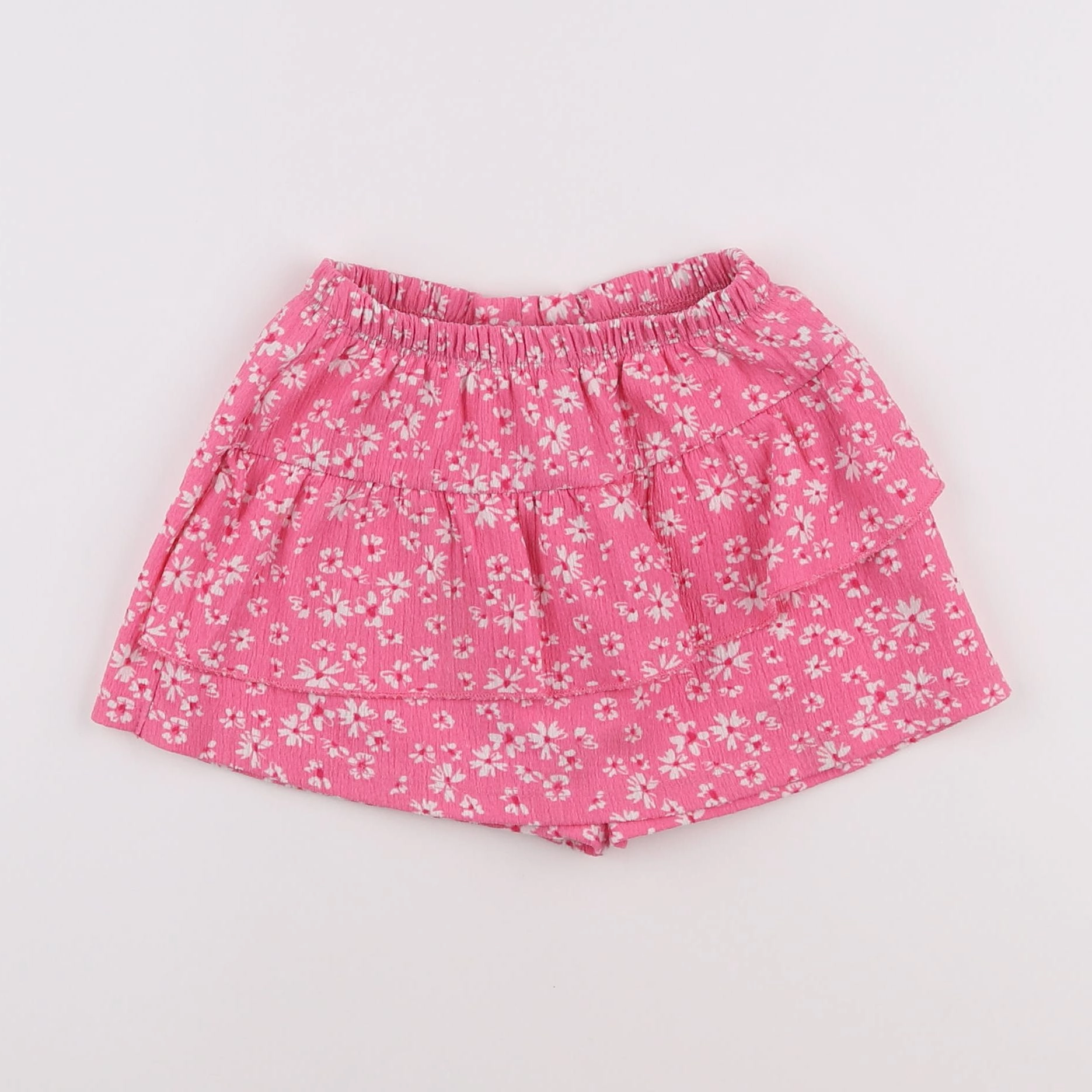 Zara - jupe short rose - 2/3 ans