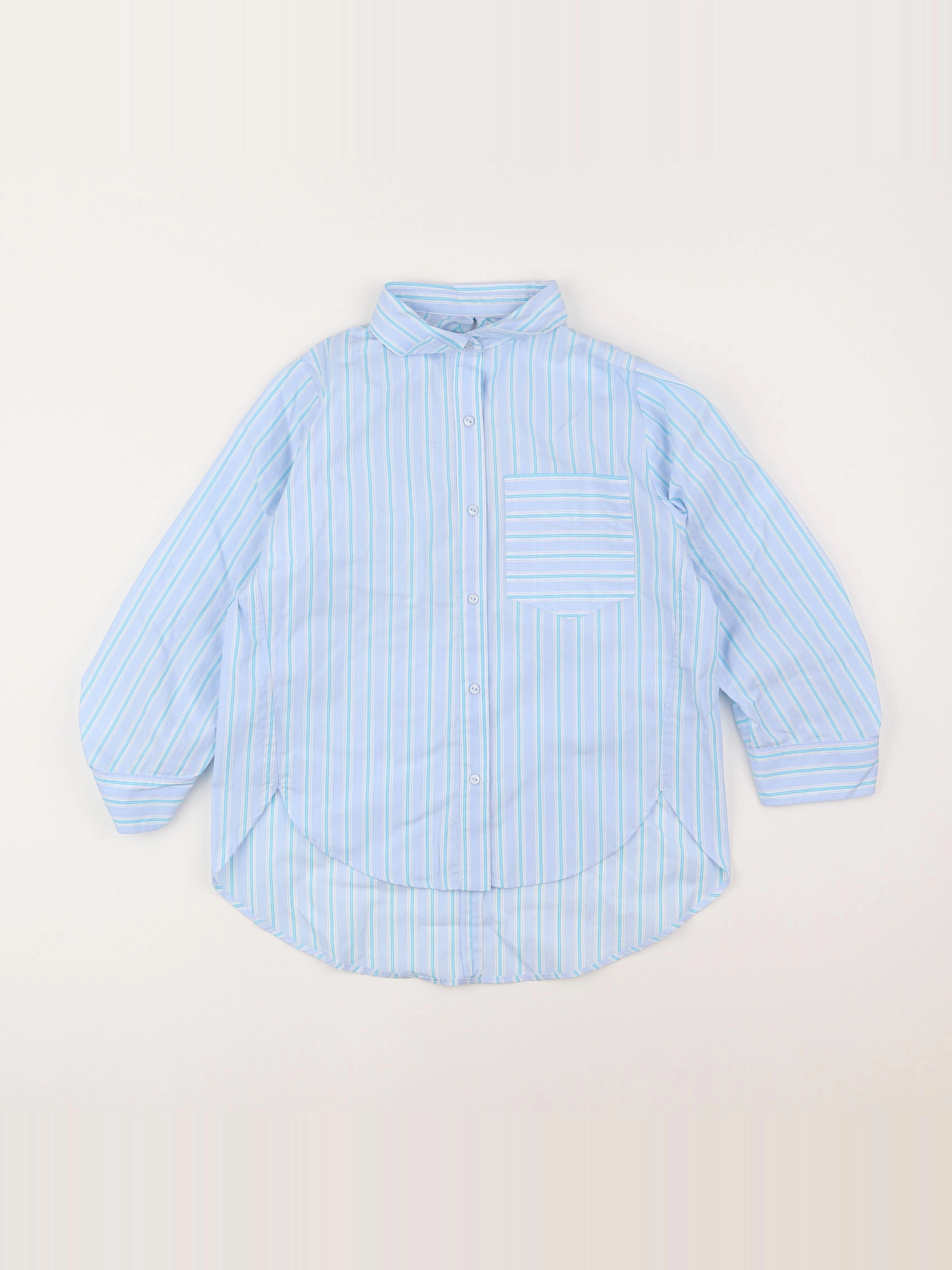 Zara - blouse bleu - 8 ans