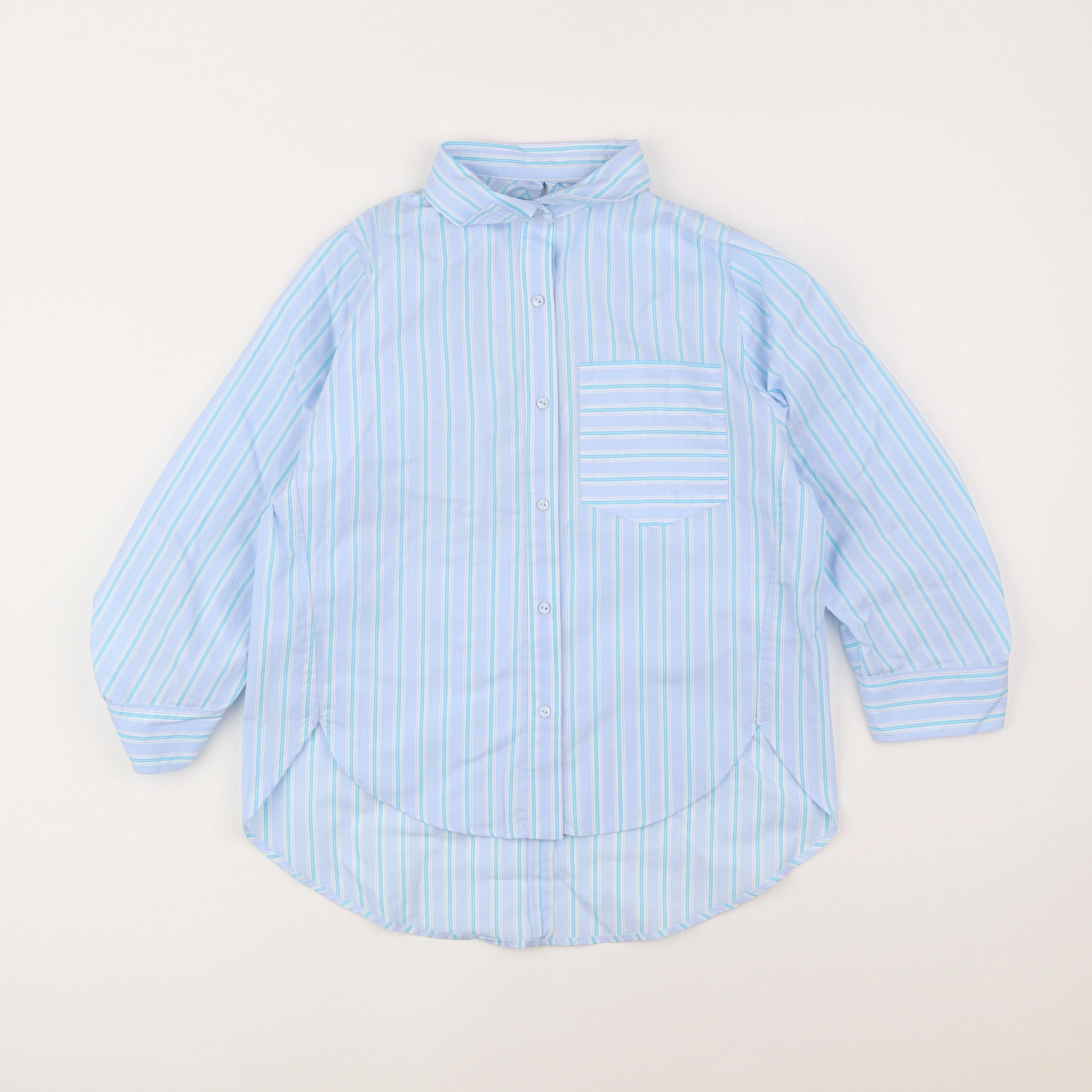 Zara - blouse bleu - 8 ans