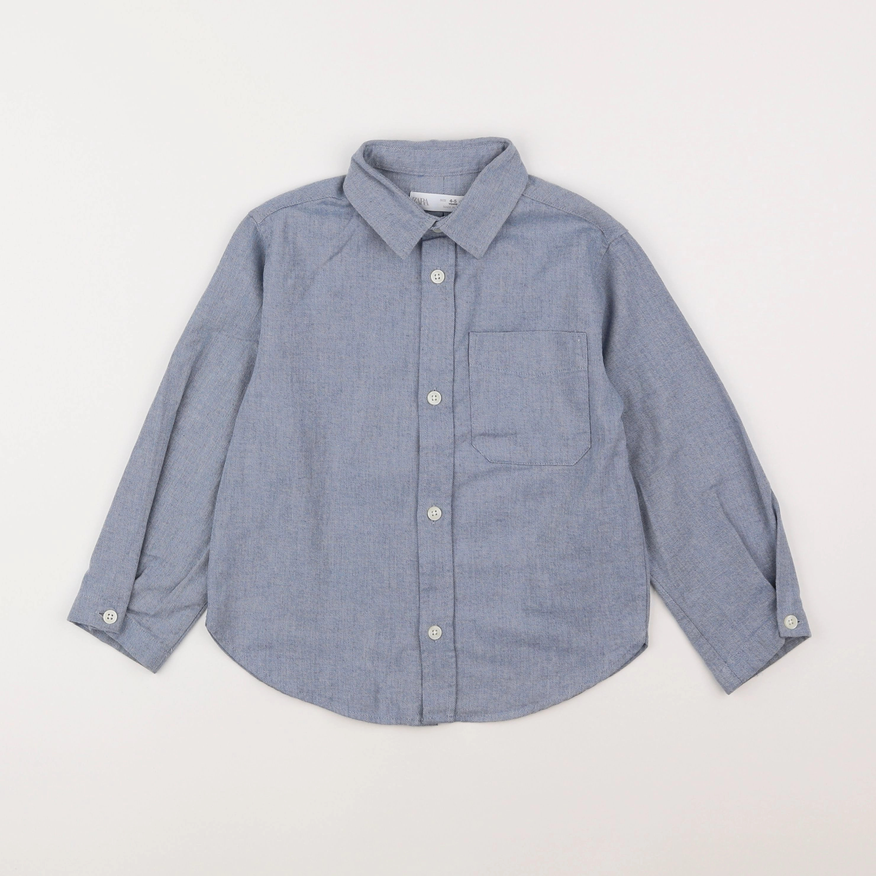 Zara - chemise bleu - 4/5 ans