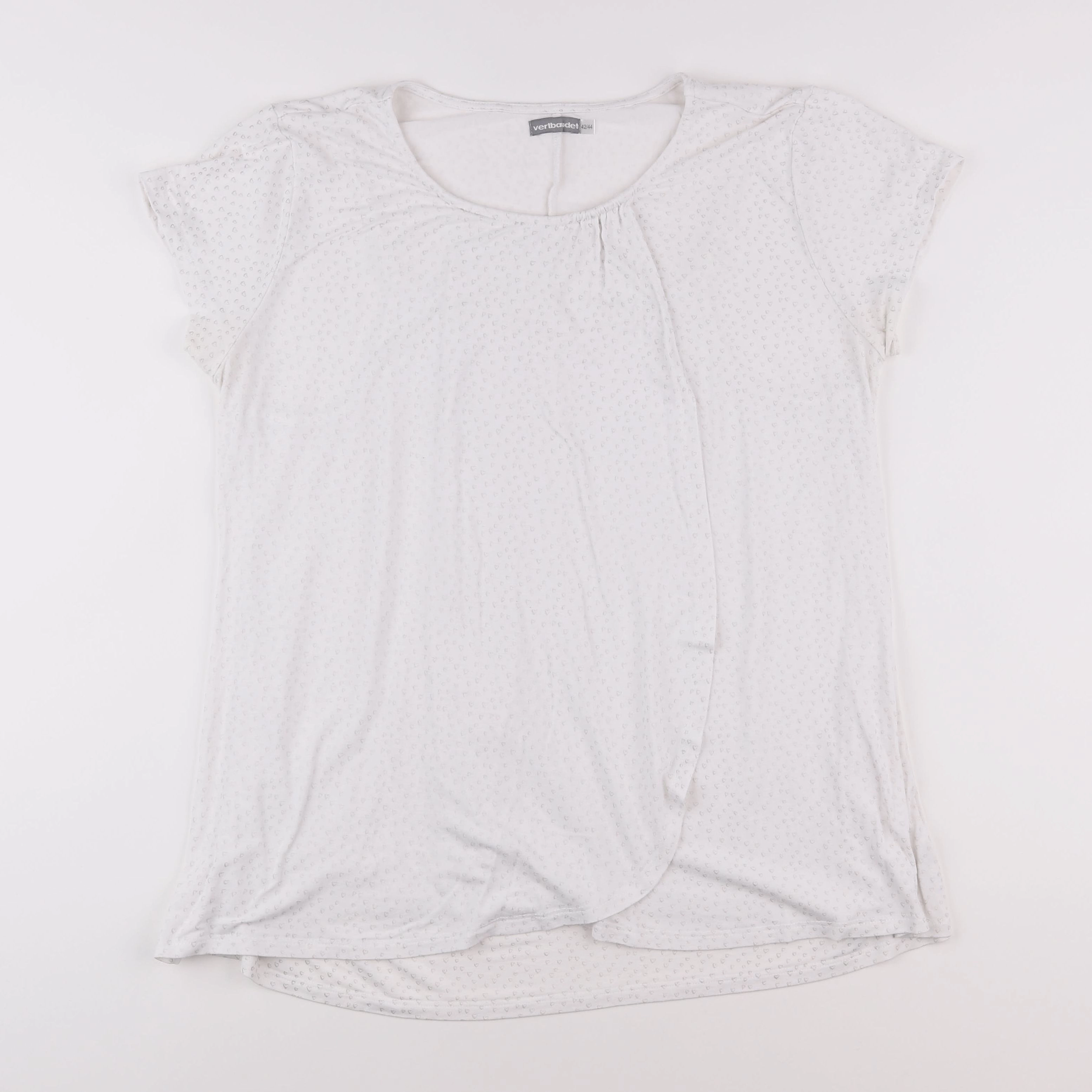 Vertbaudet - tee-shirt blanc - 42 à 44