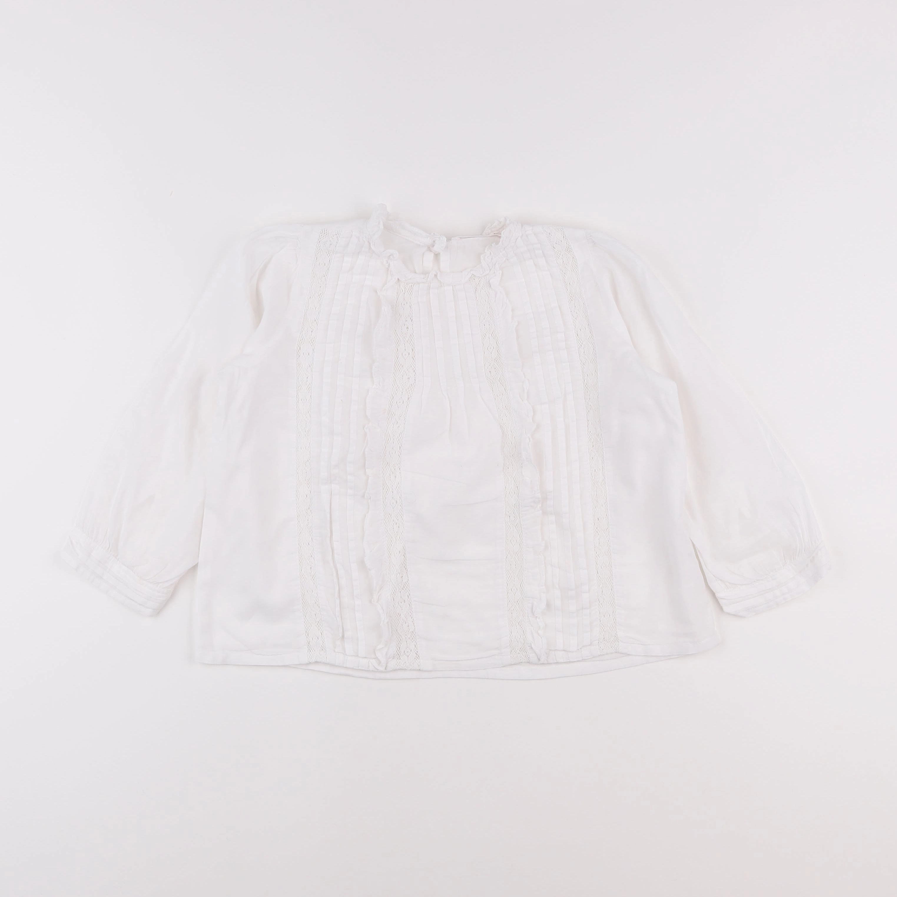 Monoprix - blouse blanc - 5 ans