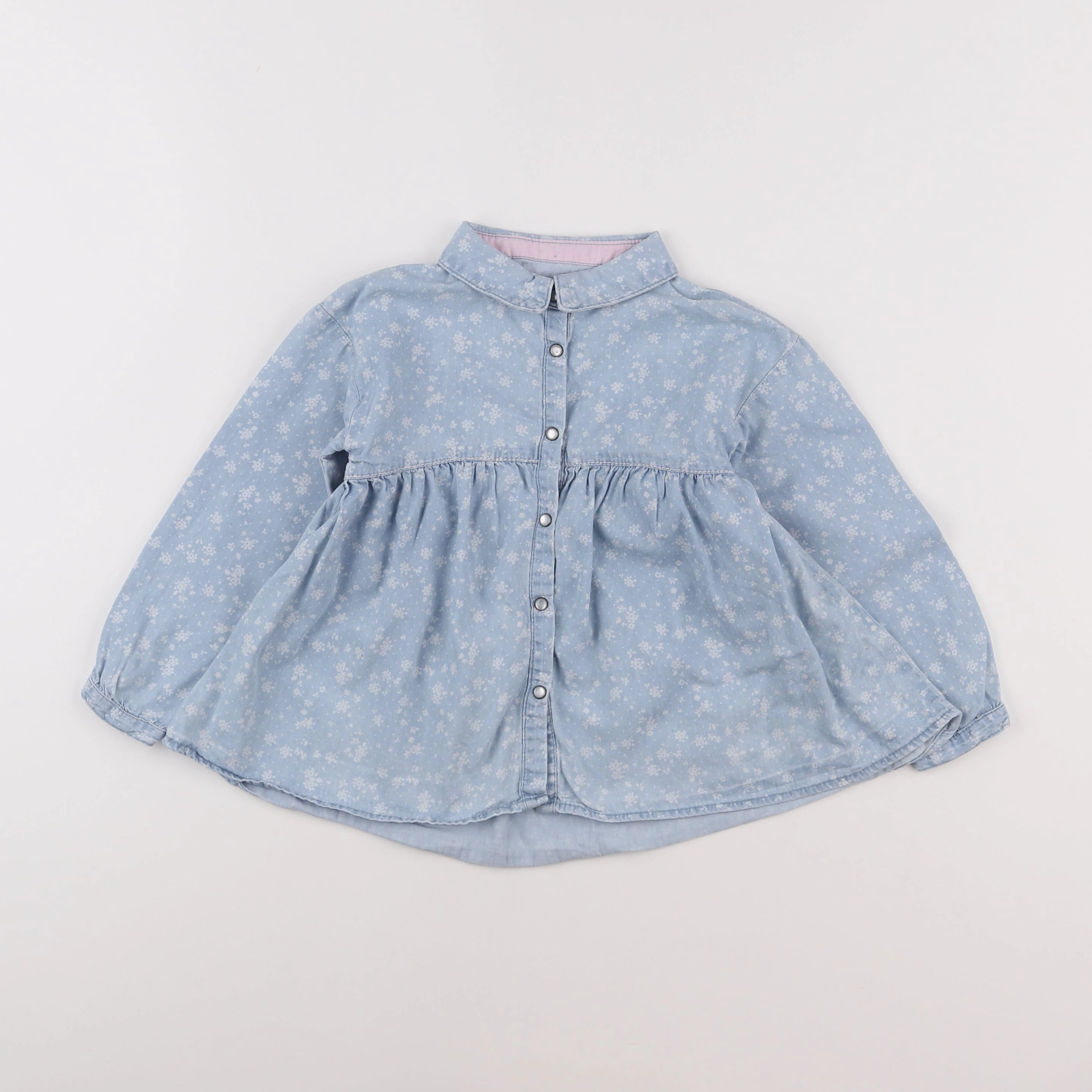 Vertbaudet - blouse bleu - 5 ans