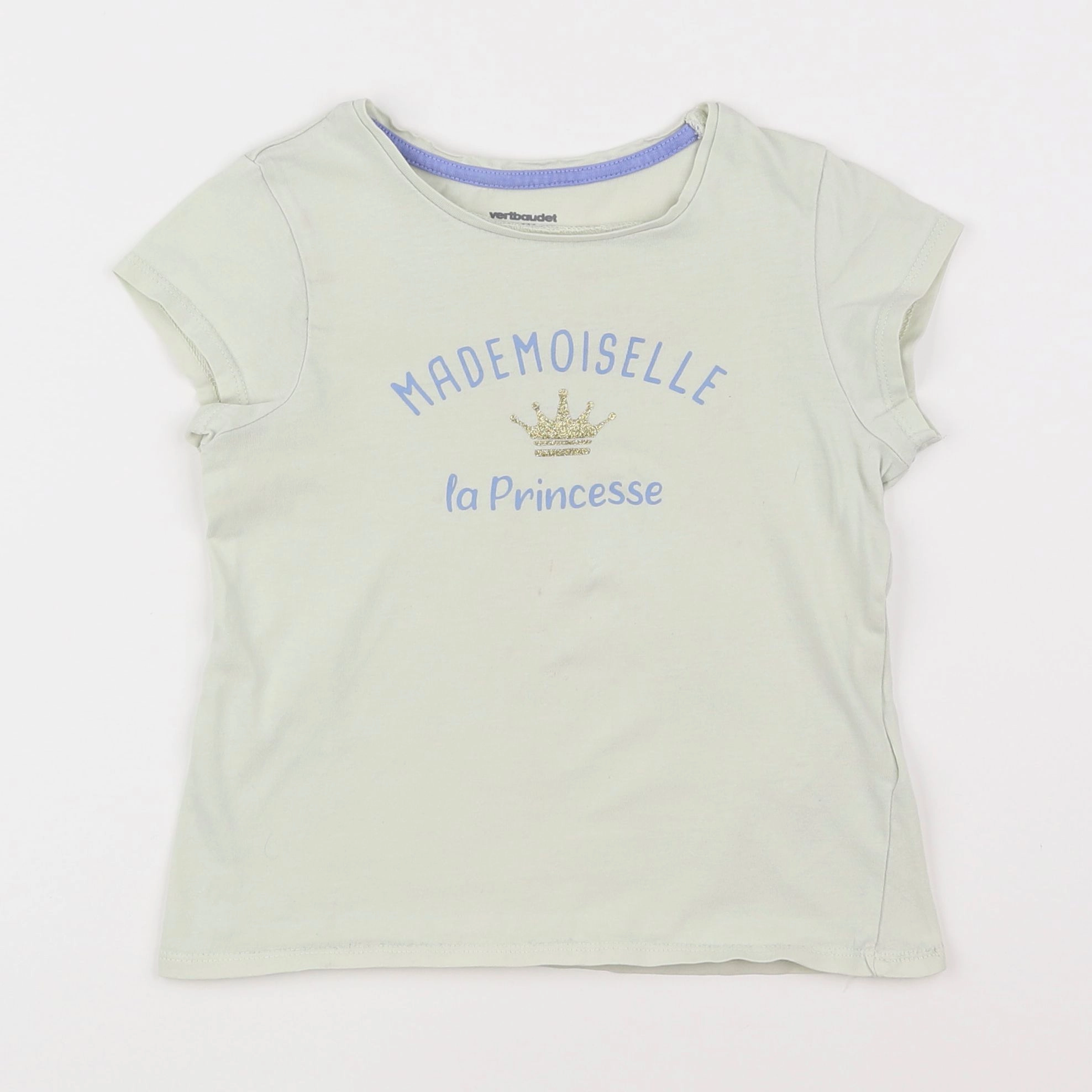 Vertbaudet - tee-shirt vert - 6 ans