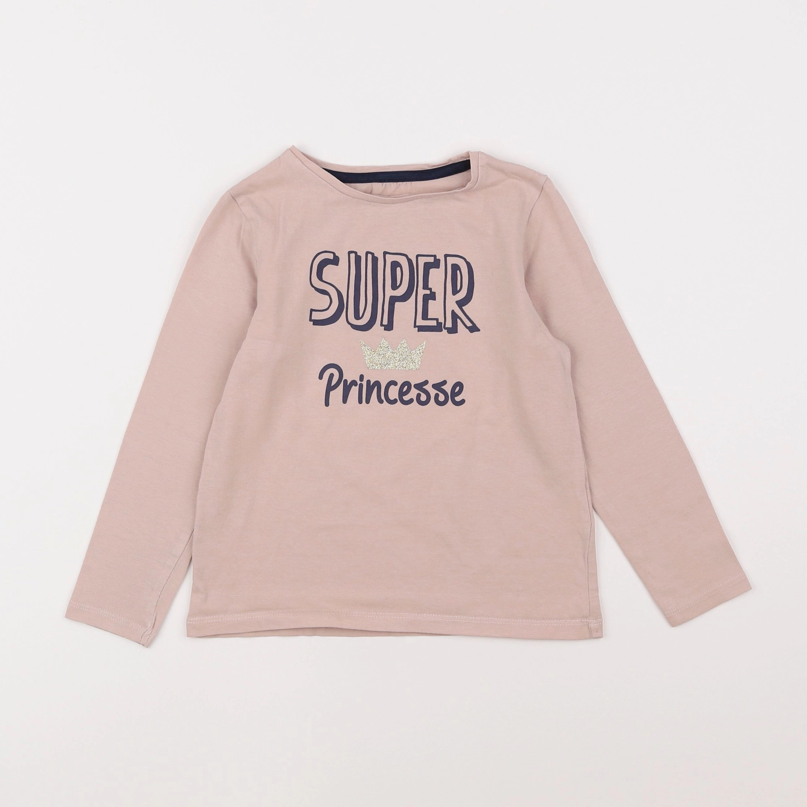 Vertbaudet - tee-shirt rose - 6 ans