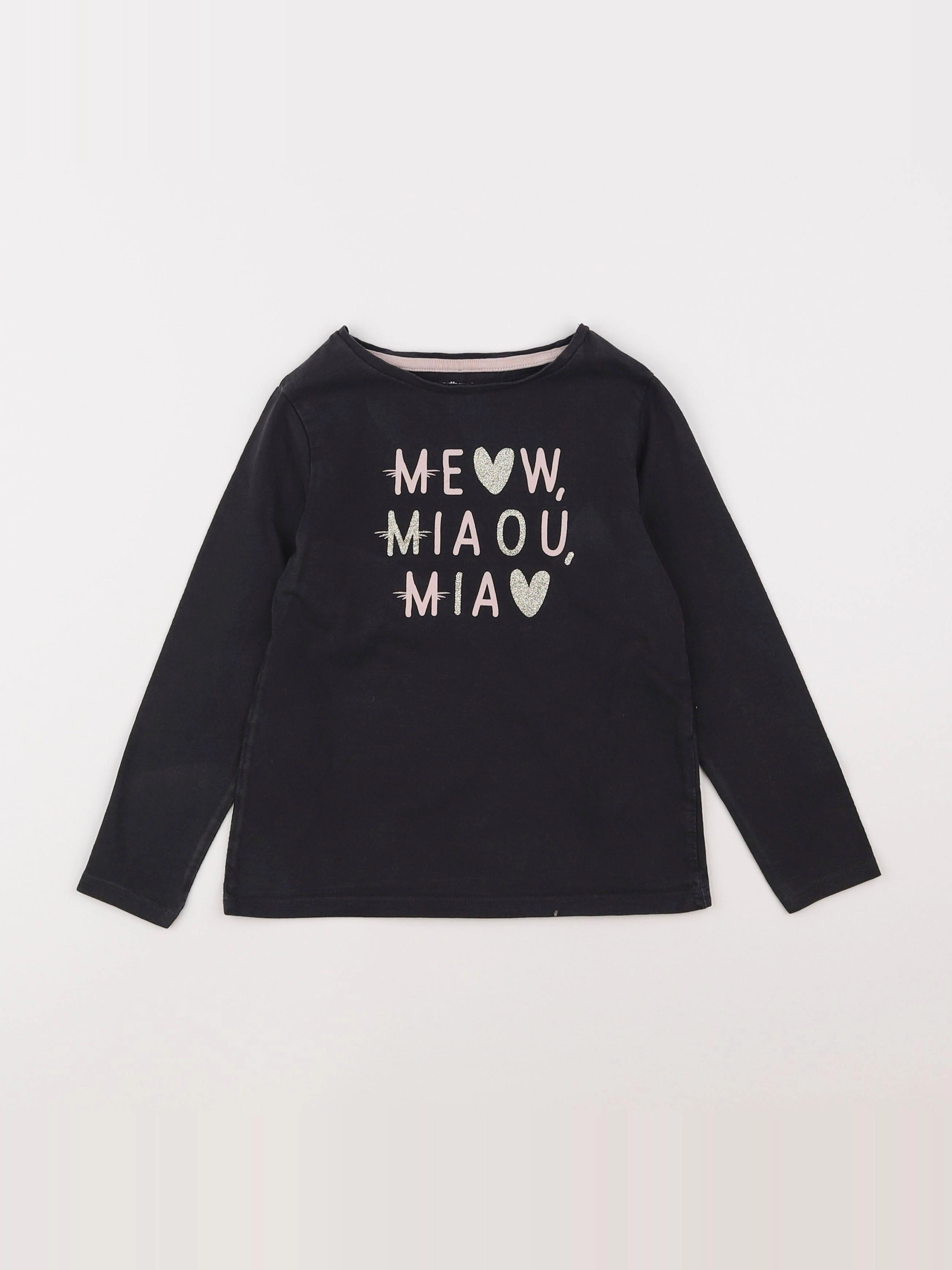 Vertbaudet - tee-shirt gris - 6 ans