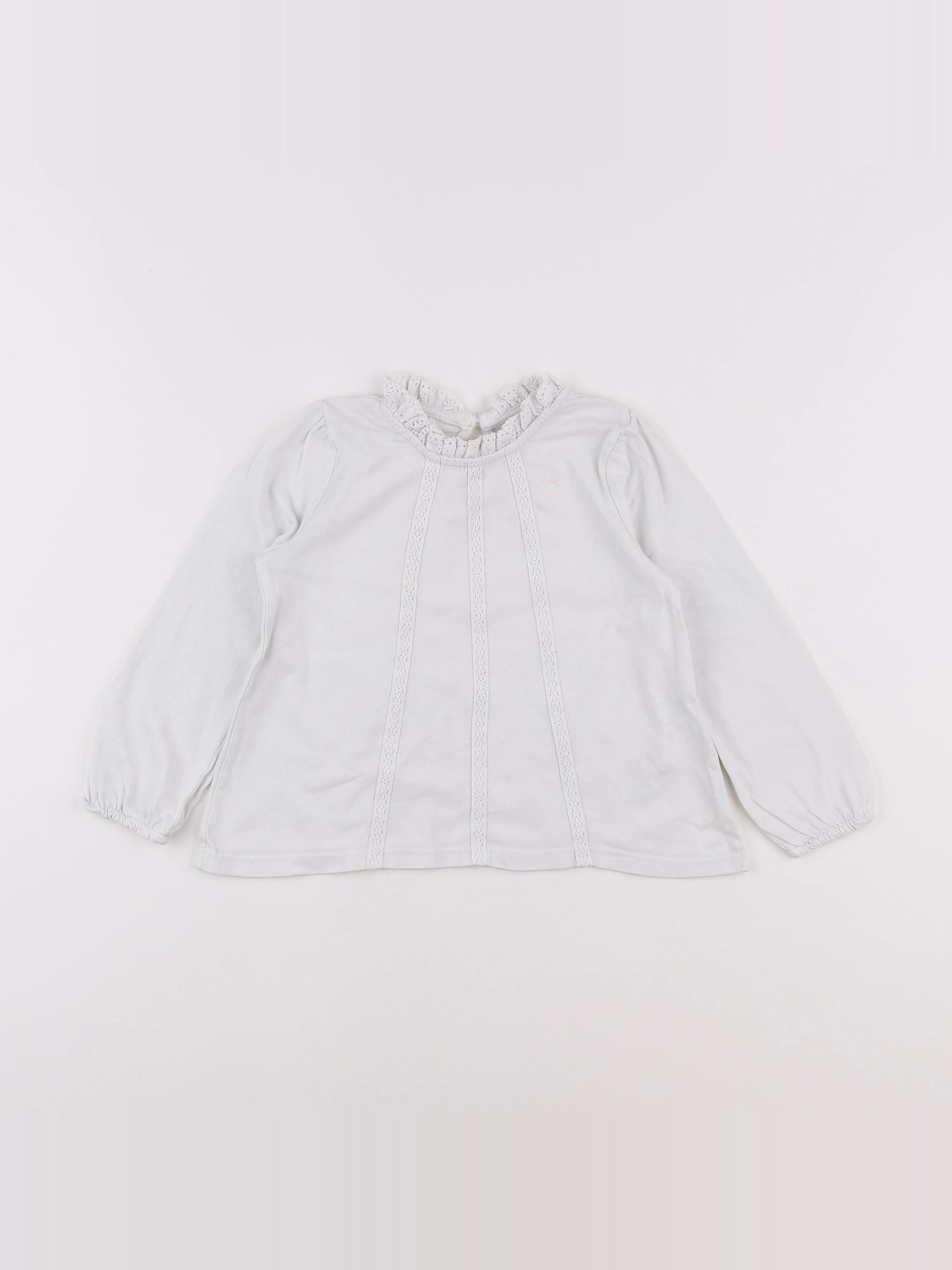 Vertbaudet - tee-shirt beige - 2 ans
